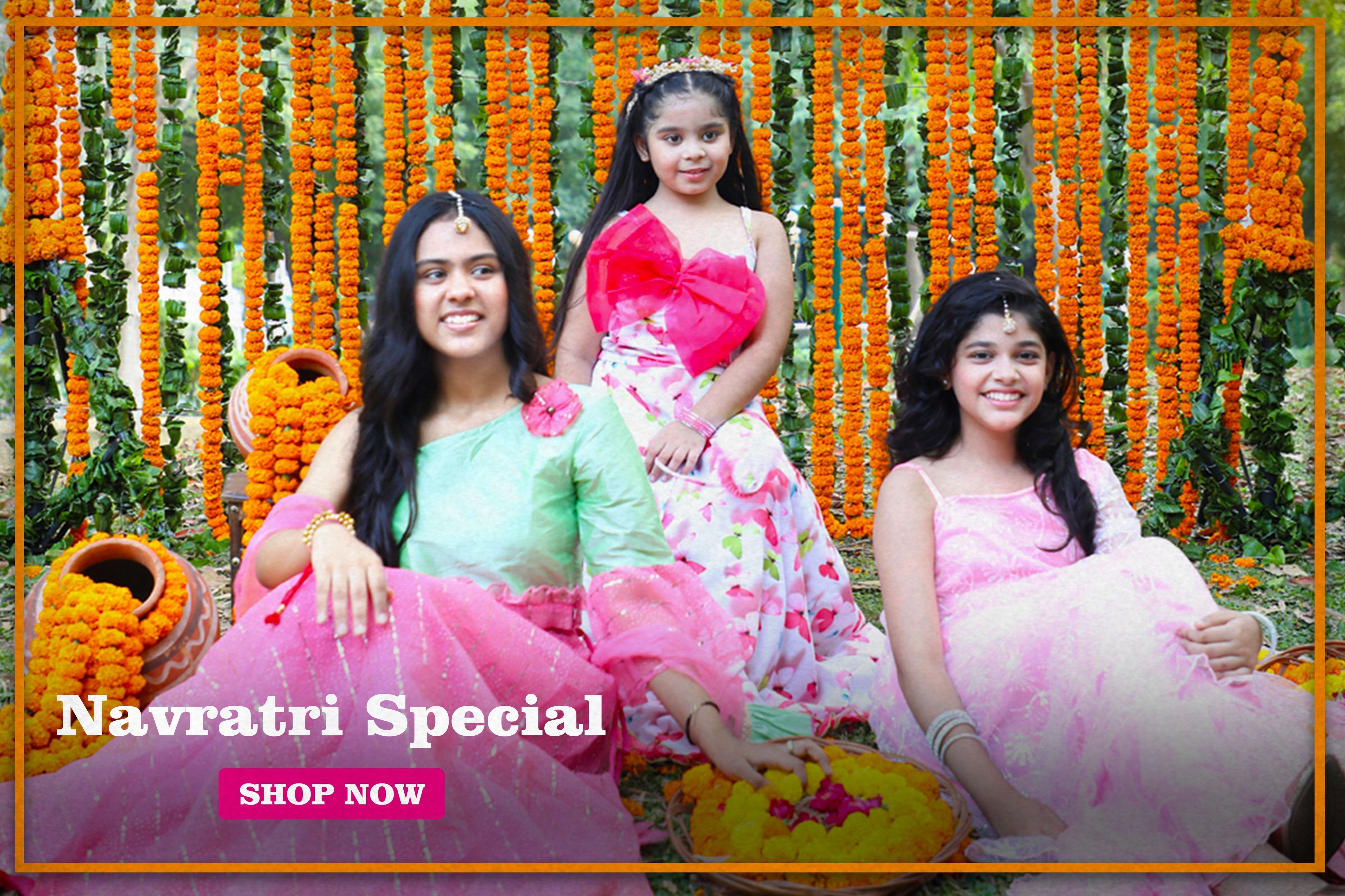 Celebrating Navratri in Style with Cutiekins: A Fashion Guide for Your Little Ones !!