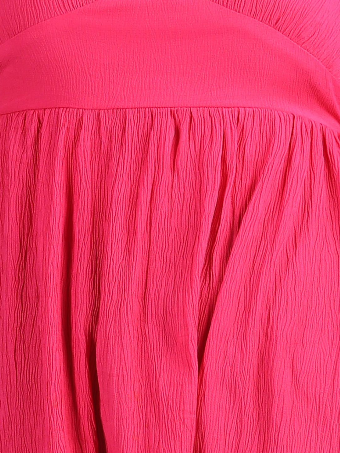 Cutiekins Girls Trendy & Stylish Solid Dress -Magenta