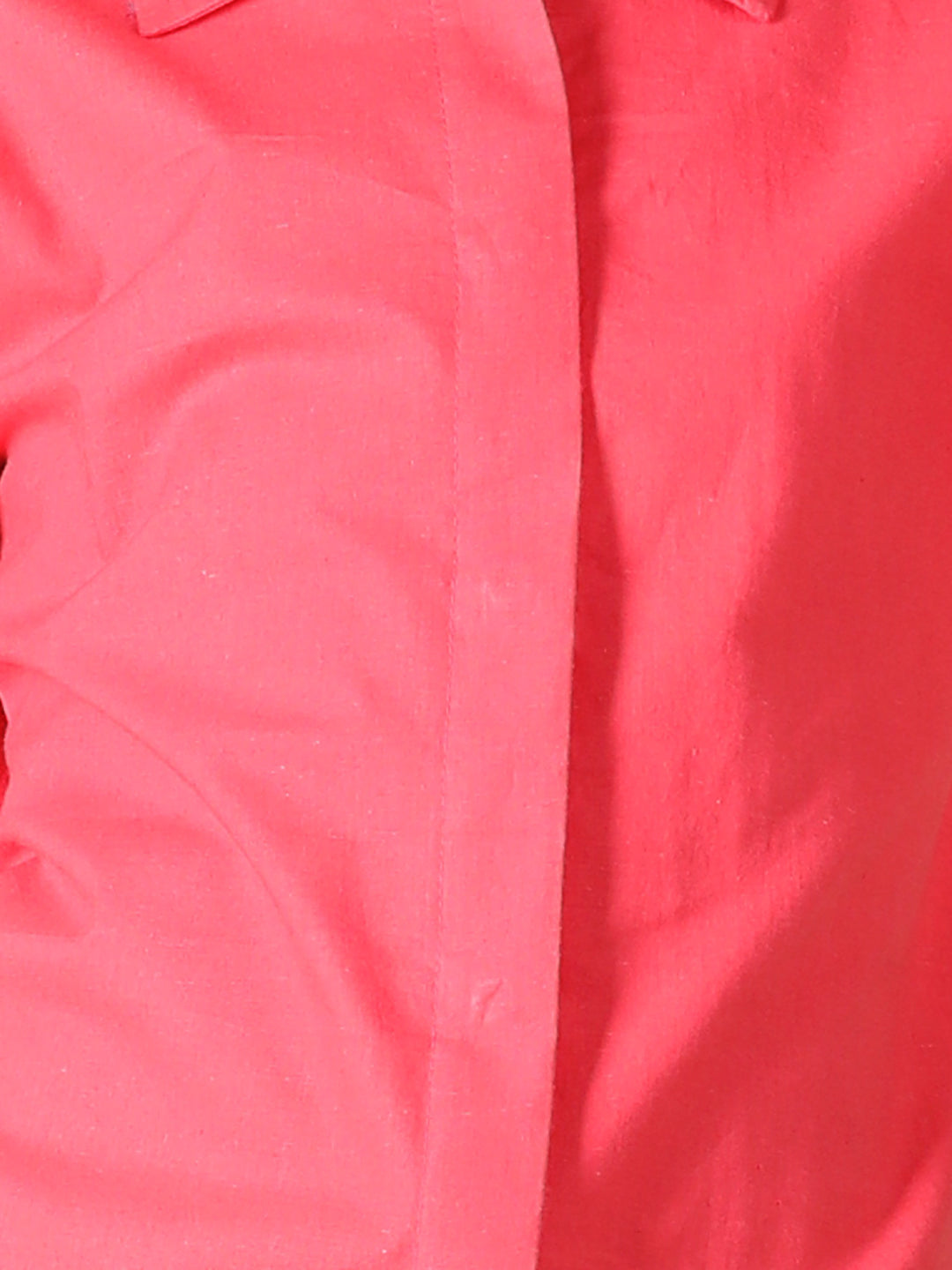 Cutiekins Girls Shirt Style Solid Top -Coral