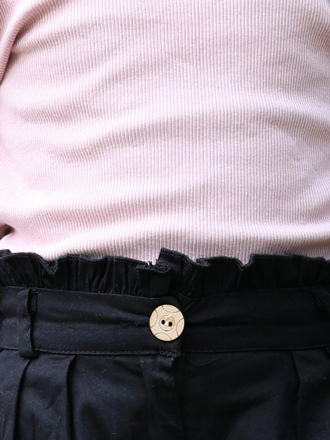 Cutiekins Solid Trousers -Black