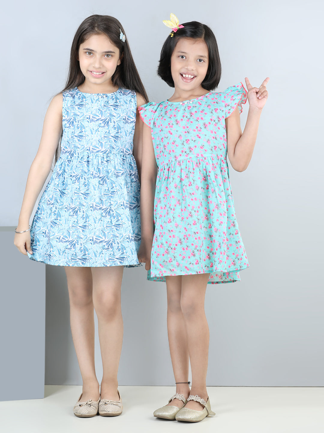 Cutiekins Pack Of 2 Dress-Multicolour