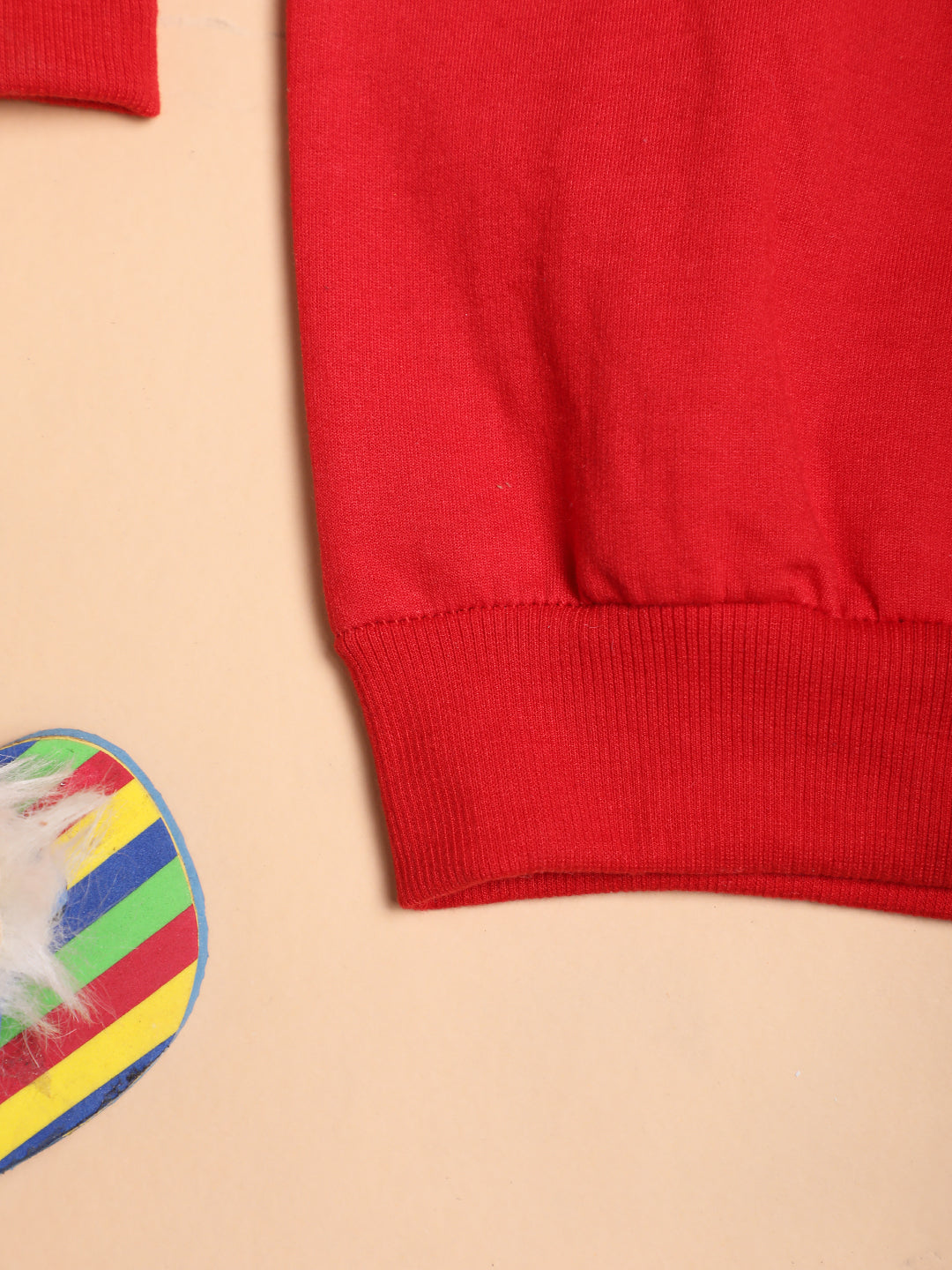 Cutiekins Girls Graphic Print Trendy Winter Sweatshirt -Red