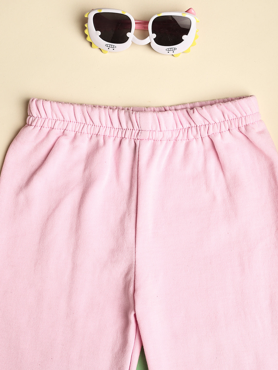 Cutiekins Boys Crocodile Graphic Print cozy Tracksuit -Mustard & Green