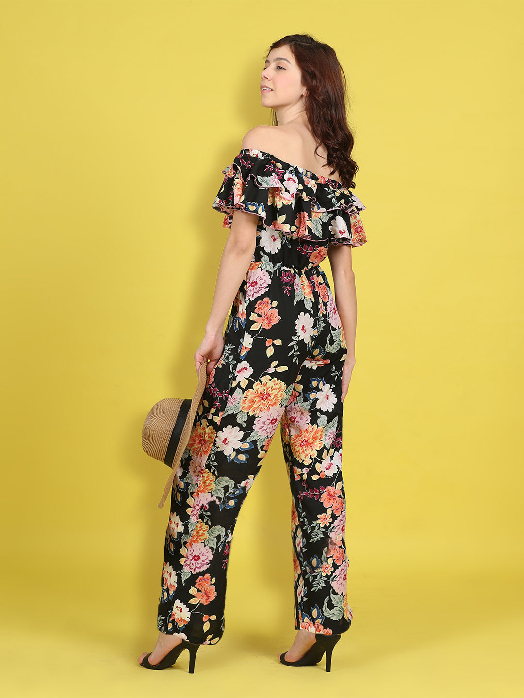 Cutiekins Stylish & Trendy Printed Jumpsuit for Kids -Black & Multi
