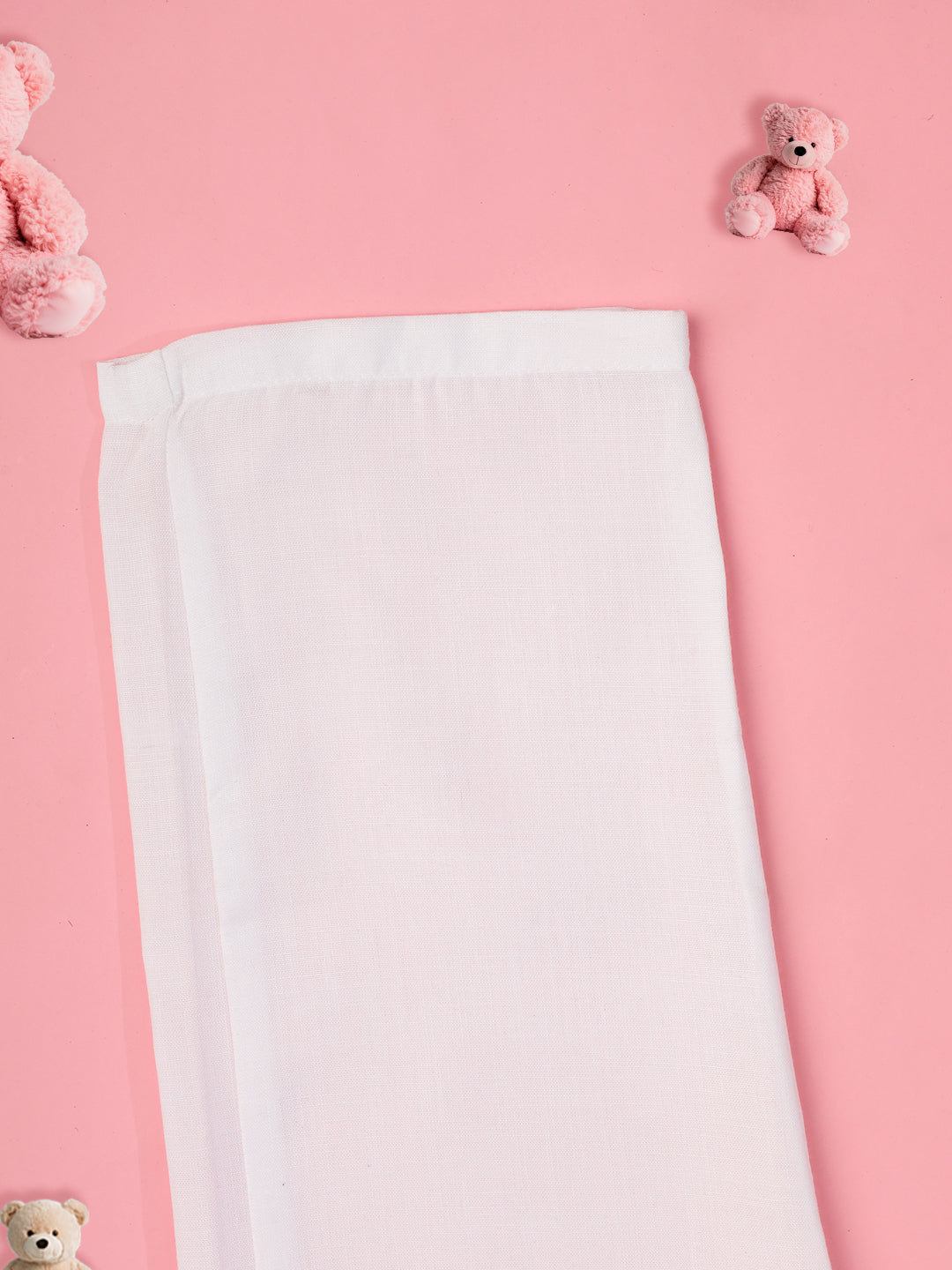 Cutiekins Girls Regular-Fit Solid Trousers -White