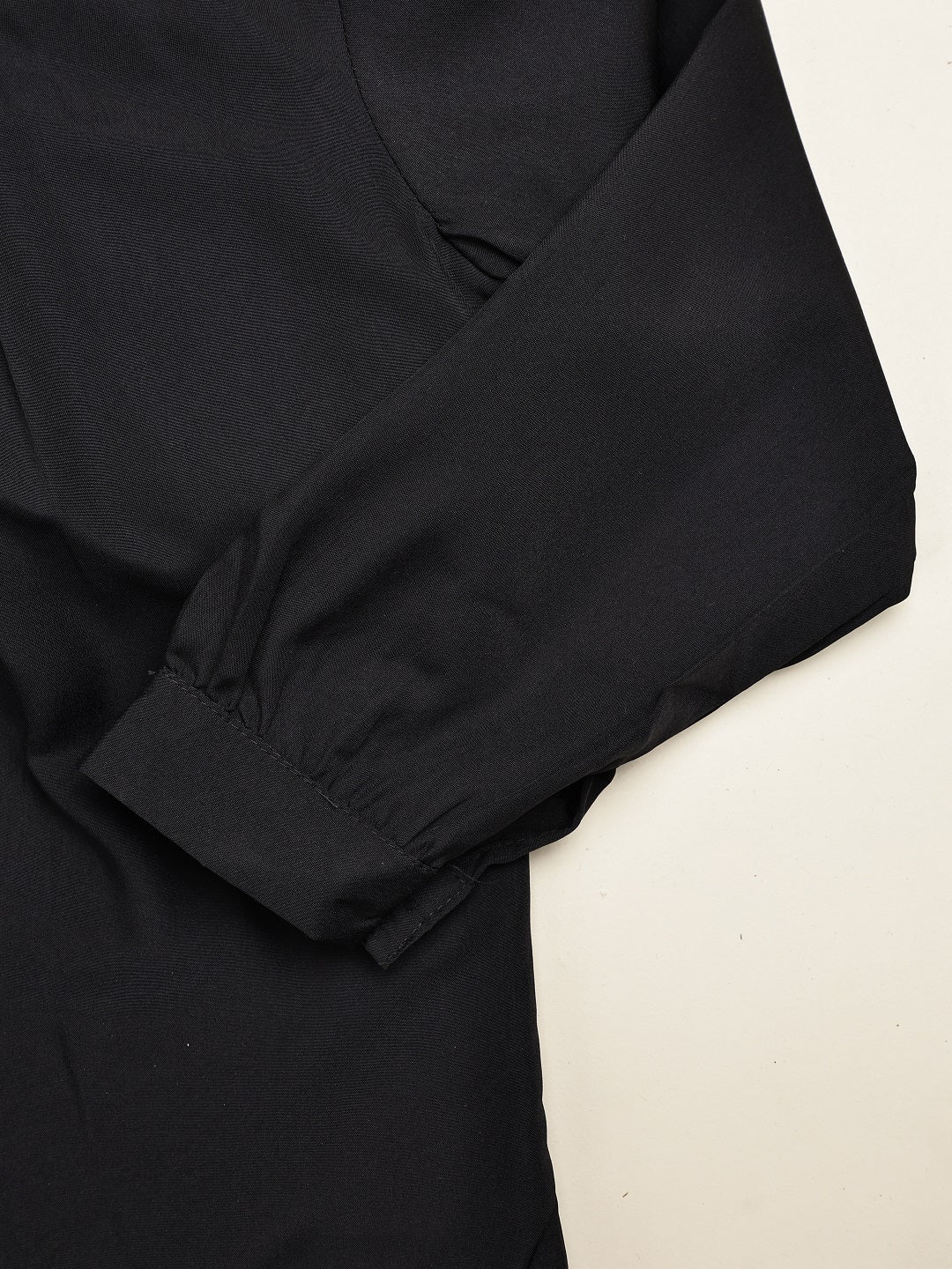 Cutiekins Girls Solid Embellished Casual Top -Black