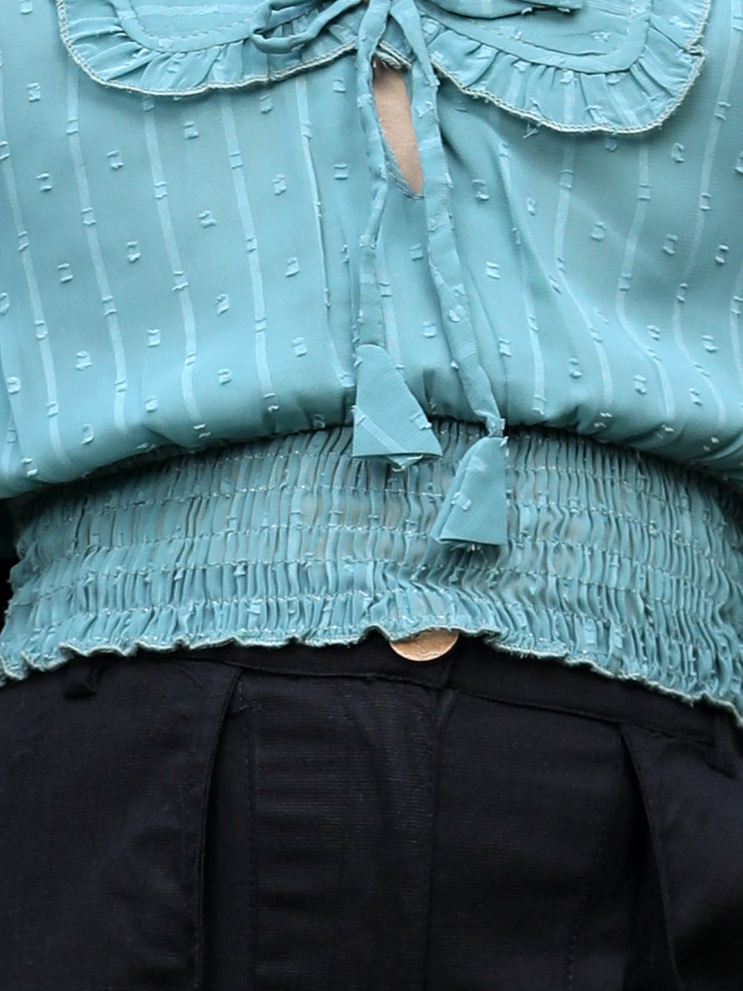 Cutiekins Girls Self Design Short Sleeves Top Cargo Clothing Set