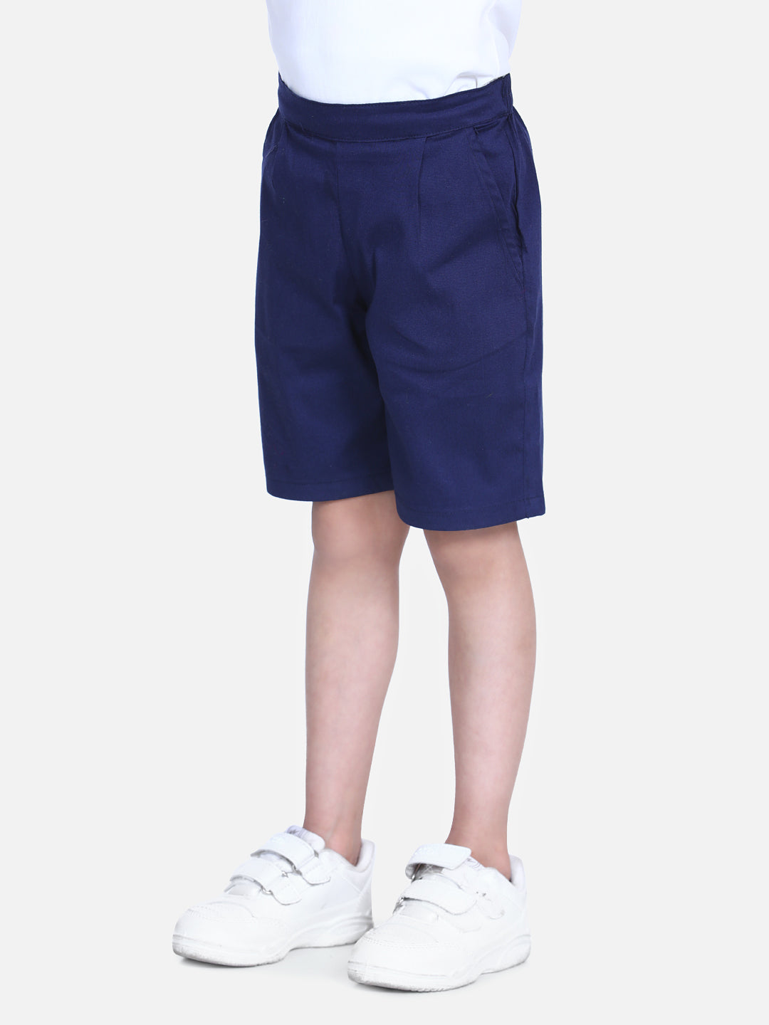Cutiekins Short For Boys Casual Solid Polyester (Dark Blue, Pack of 1)