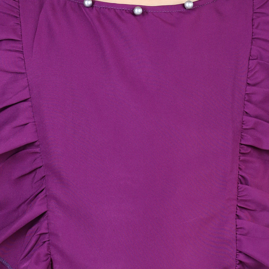 Cutiekins Pack Of 2 Solid Top-Black & Purple