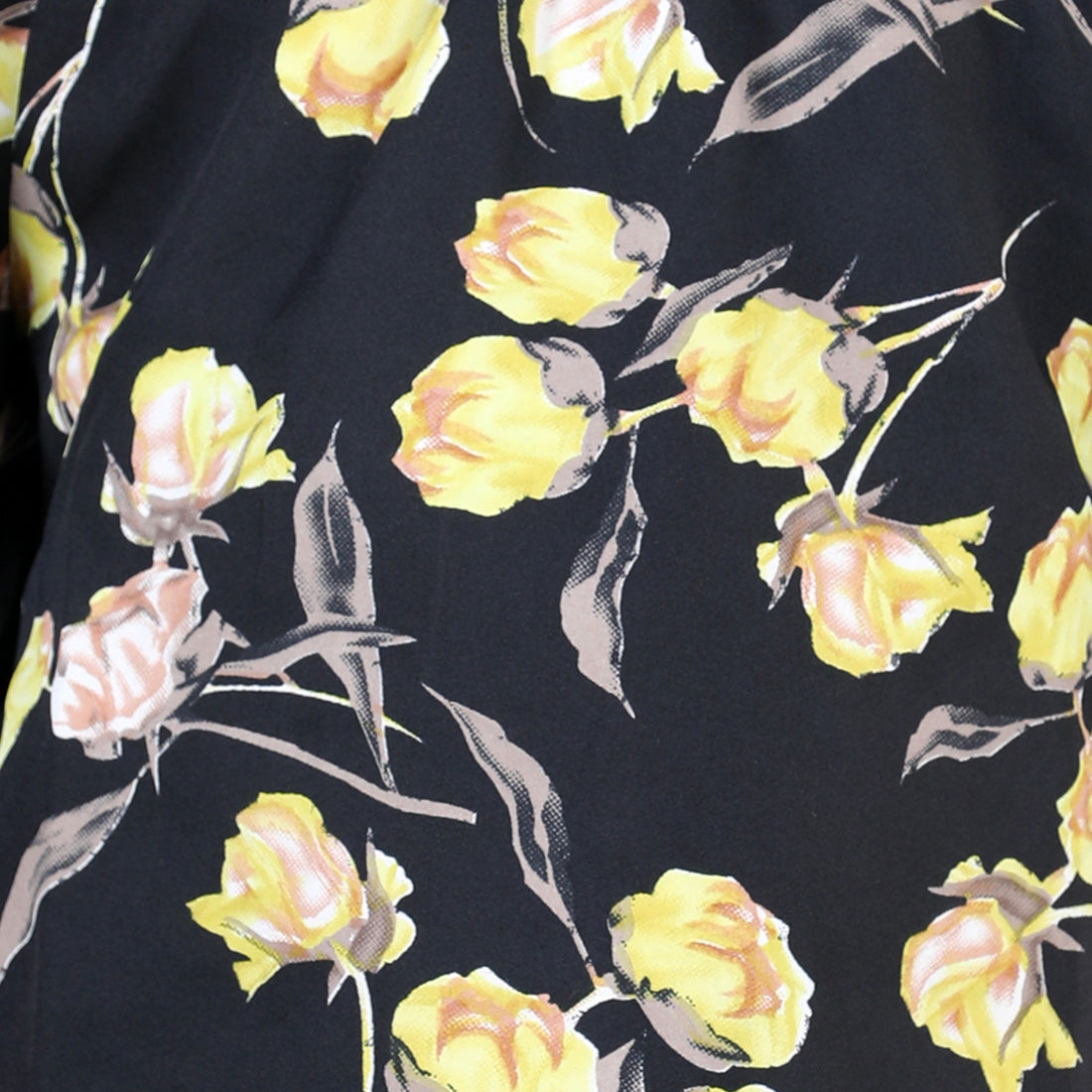 Cutiekins Pack Of 2 Printed Off-Shoulder Polyester Top-Black & Peach