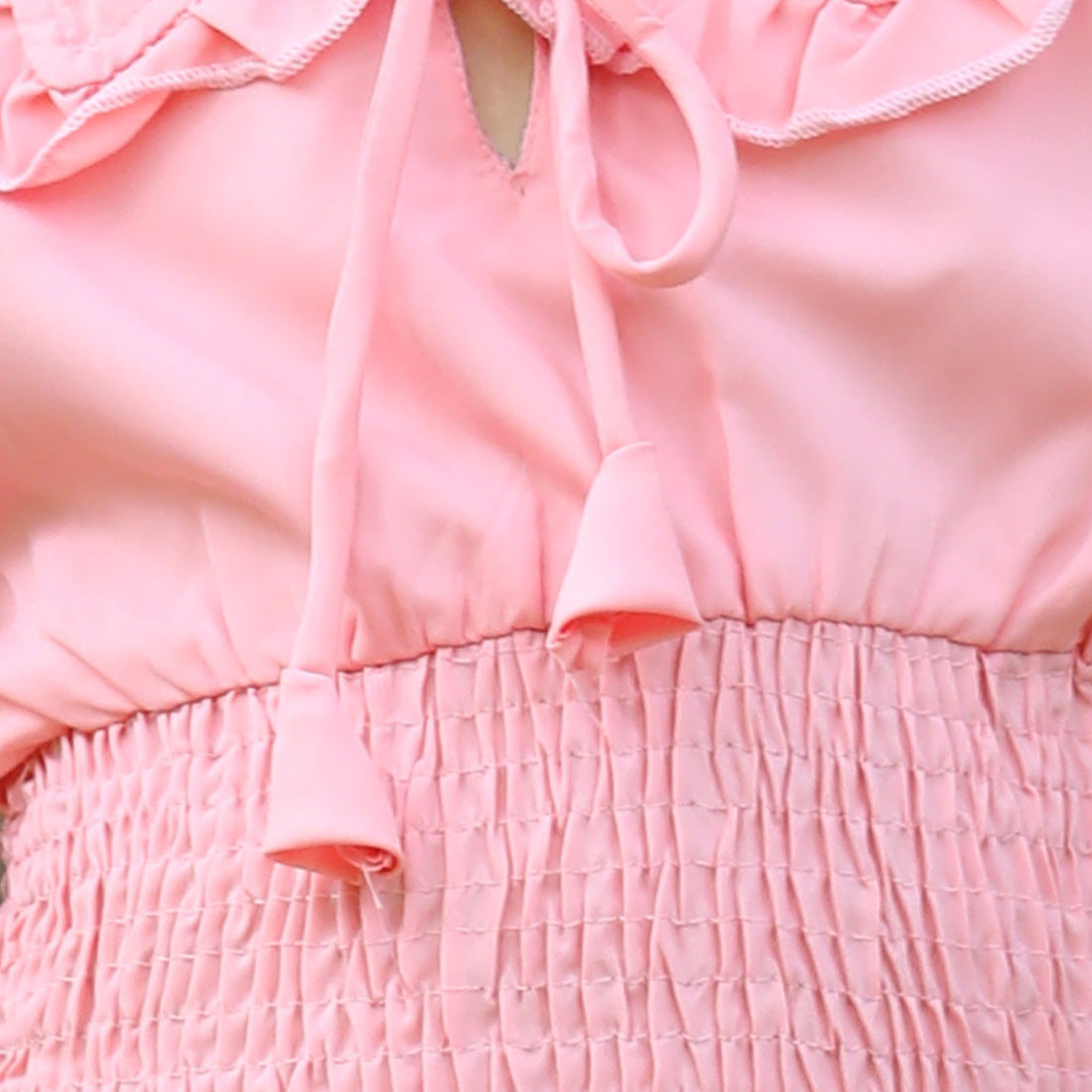 Cutiekins Pack Of 2 Printed Square Neck Polyester Top-Black & Peach