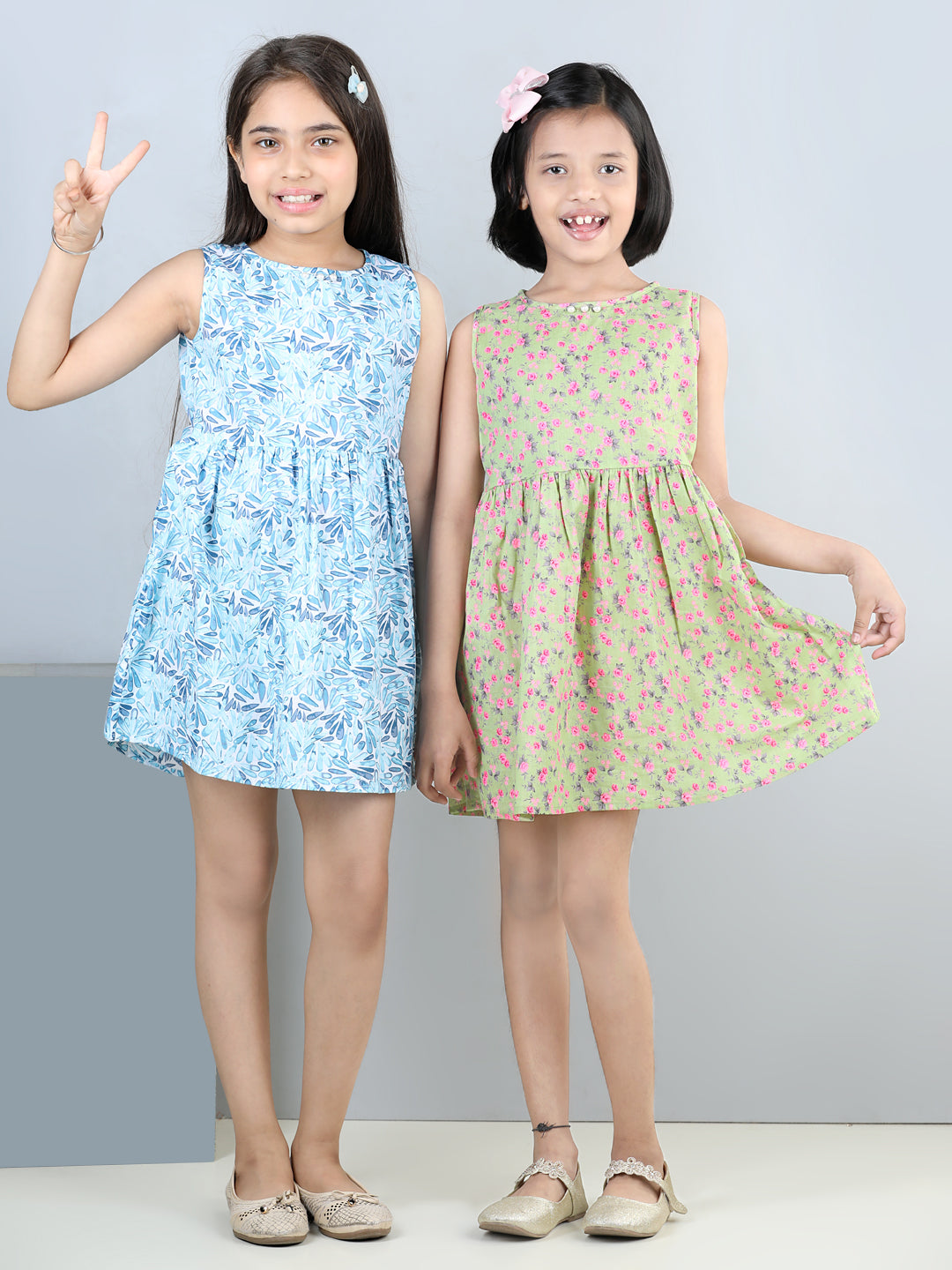 Cutiekins Pack Of 2 Dress-Multicolour