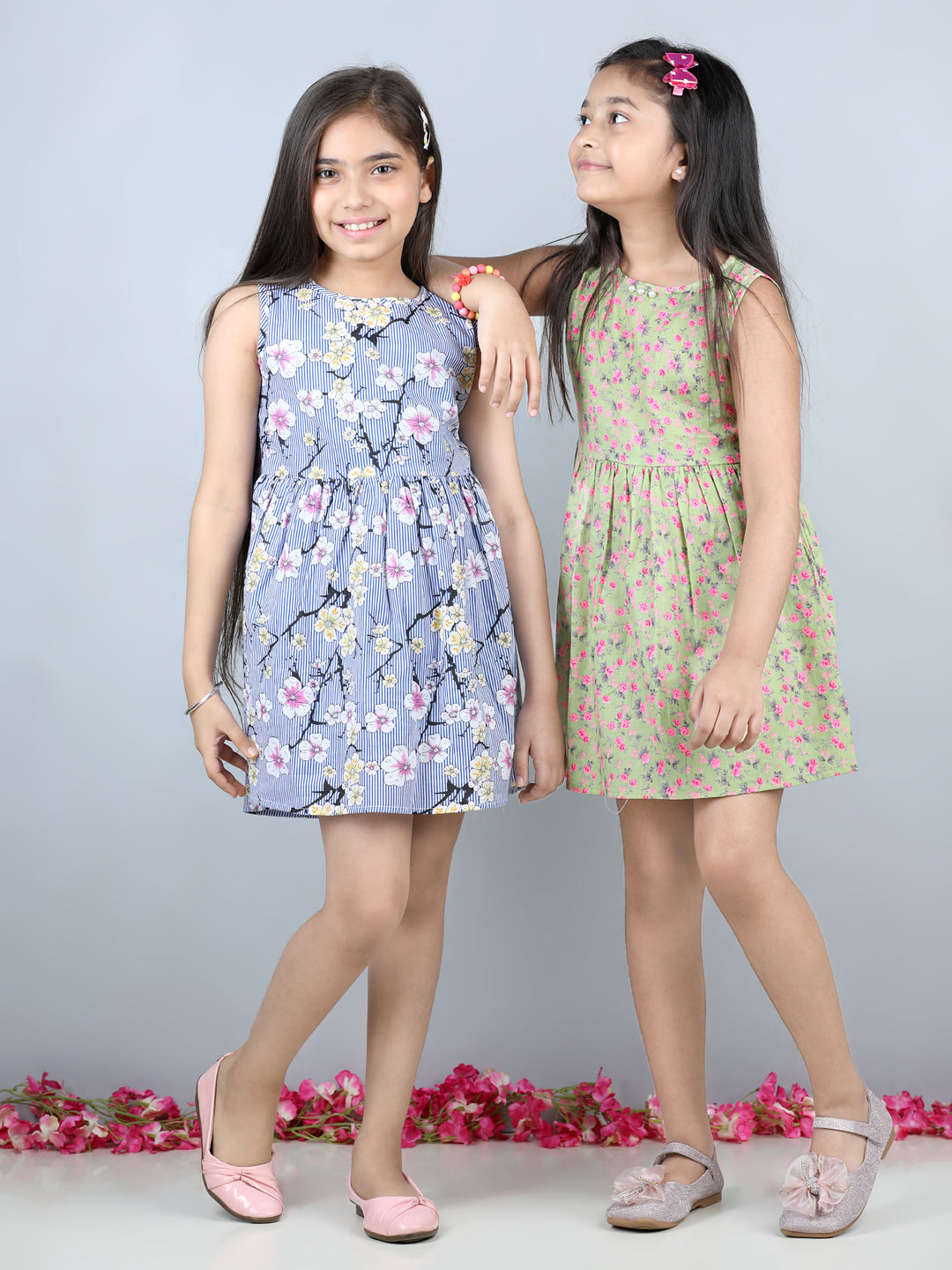 Cutiekins Pack Of 2 Dress-Multicolour