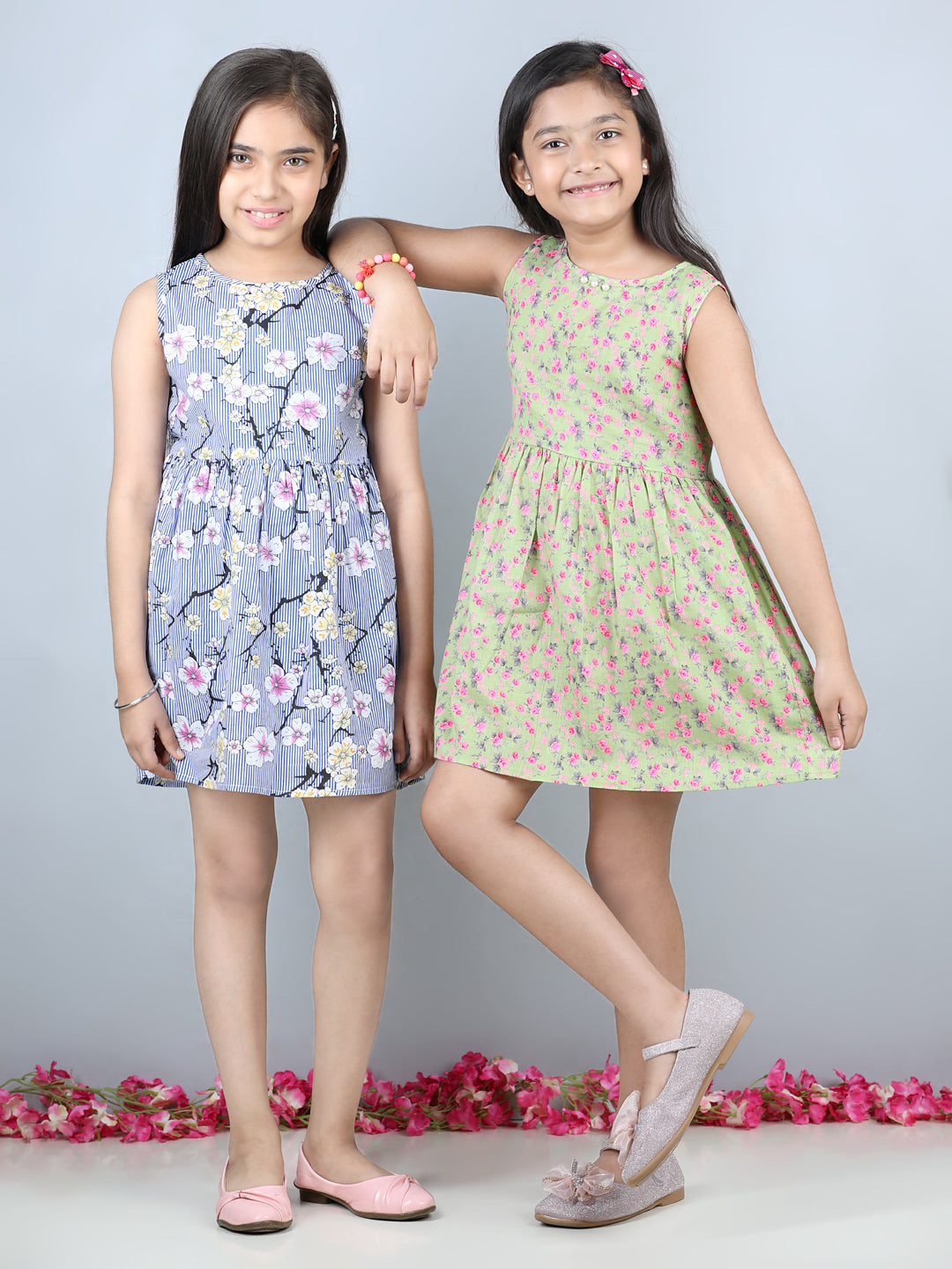 Cutiekins Pack Of 2 Dress-Multicolour