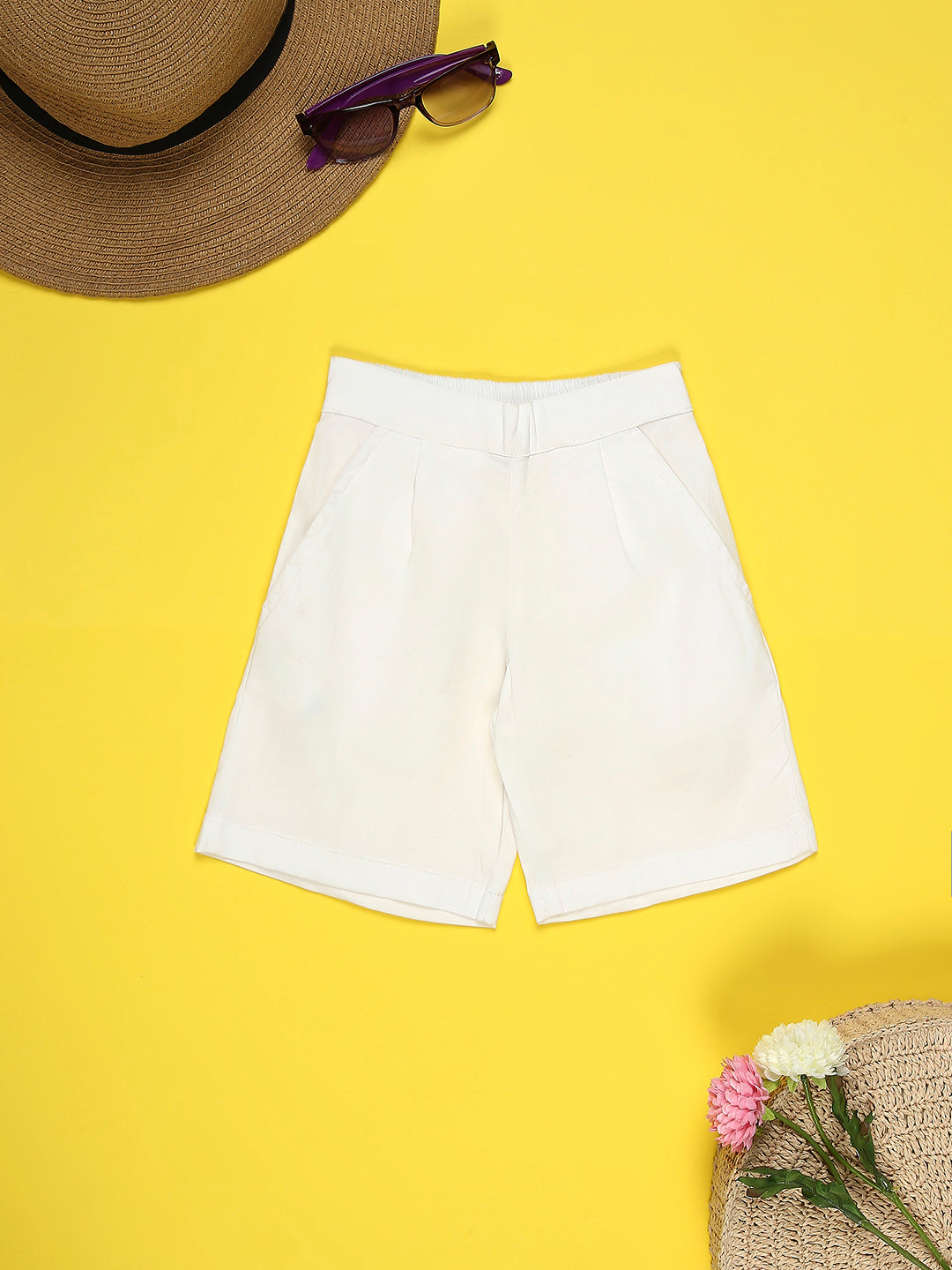 Cutiekins Boys Graphic Print T-Shirt With Solid Lycra Short -Deep Blue & White