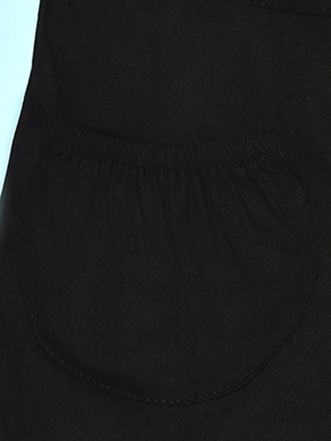 Cutiekins Girls Solid Embellished Short -Black