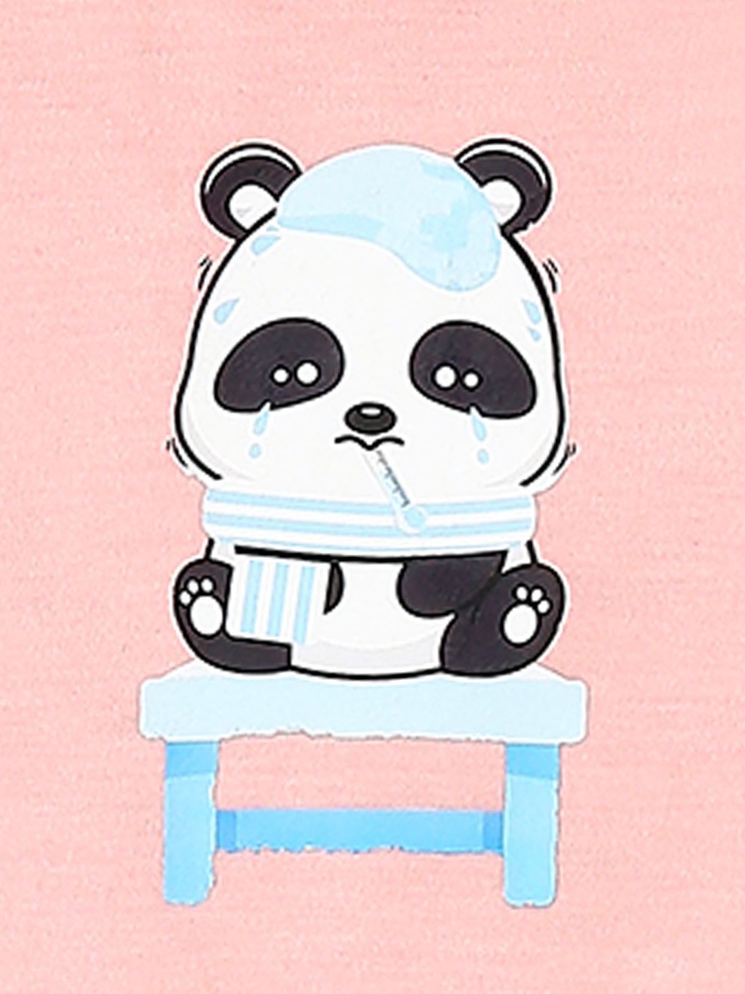 Cutiekins Girls Graphic Print T-Shirt -Peach