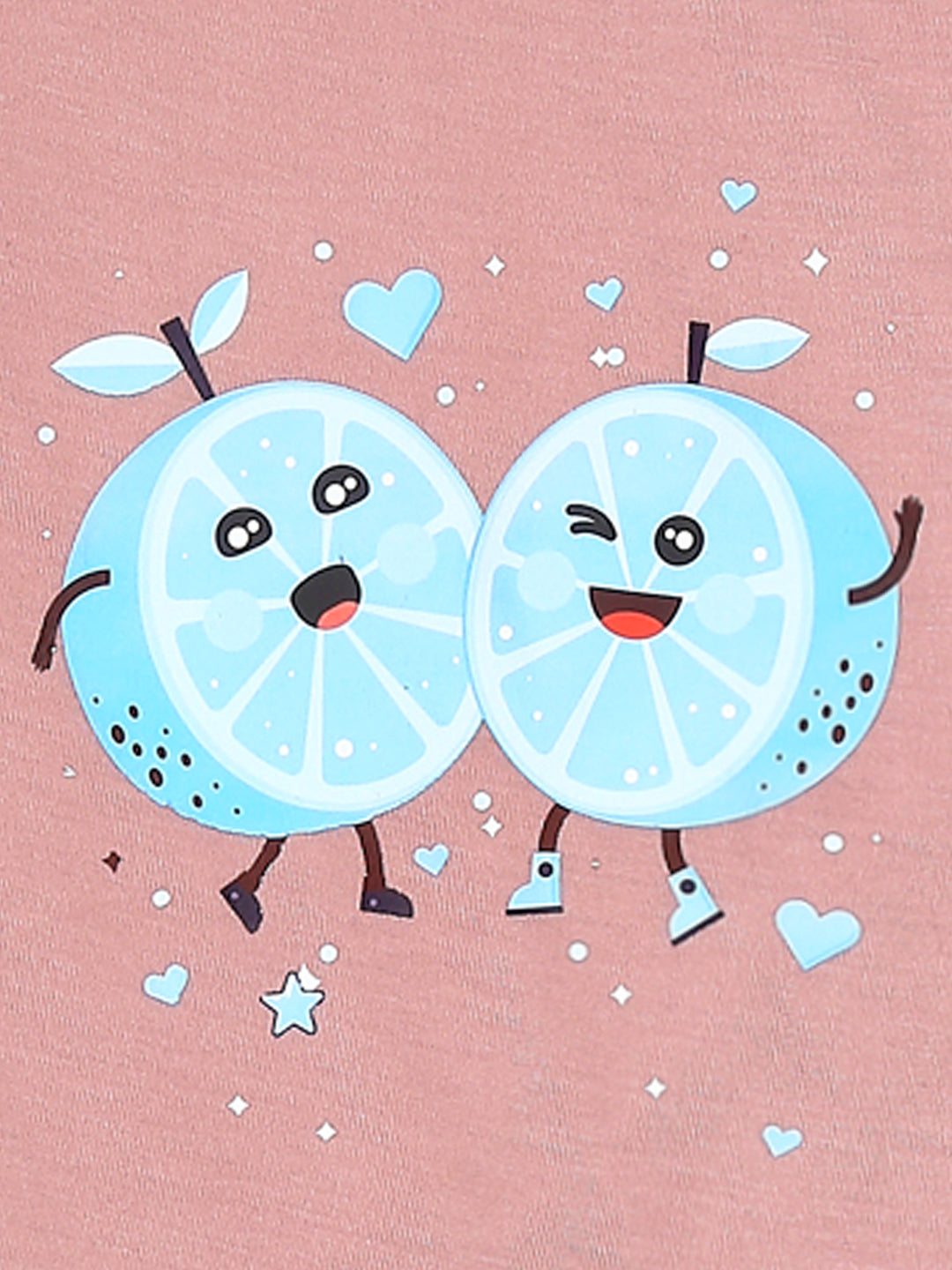 Cutiekins Girls Graphic Print T-Shirt -Rust