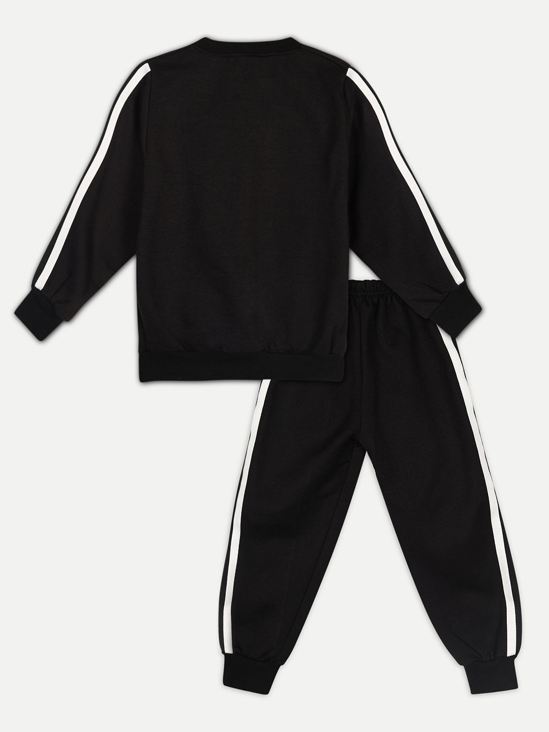 Cutiekins Girls Black Sweatshirt With Trackpant