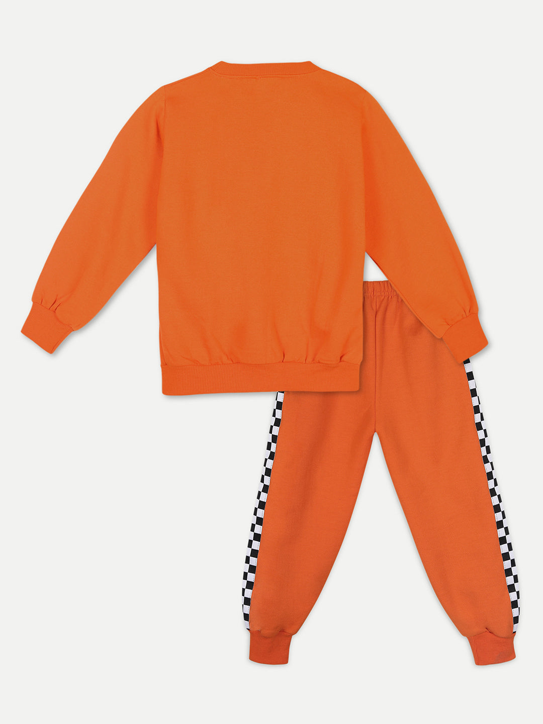 Cutiekins Girls Orange Sweatshirt With Trackpant