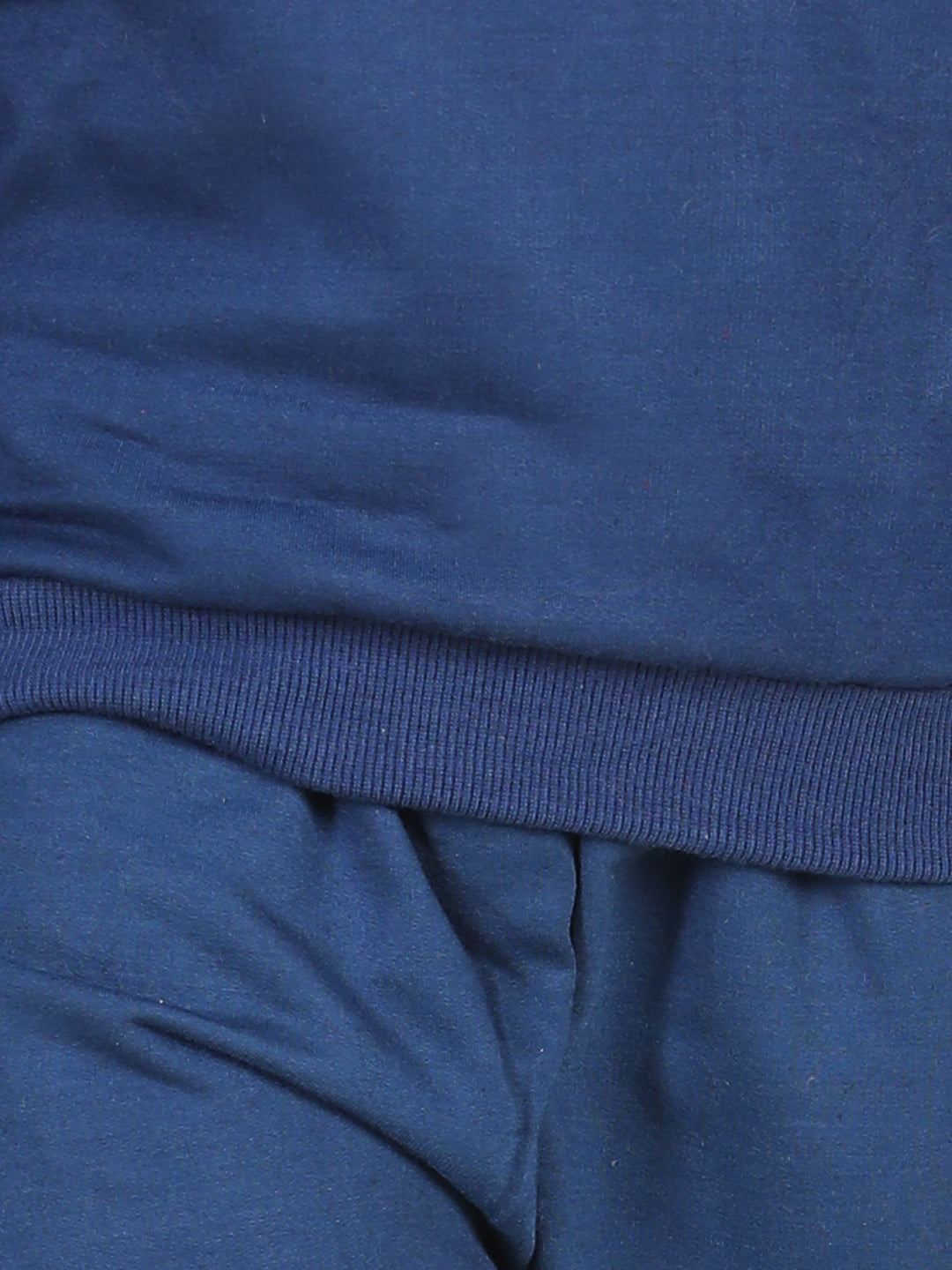 Cutiekins Bear Patch Sweatshirt & Jogger Clothing Set-Navy Blue