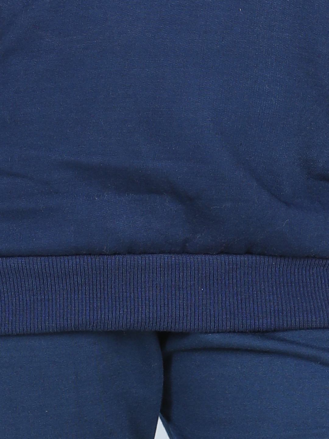 Cutiekins Bear Patch Sweatshirt & Jogger Clothing Set-Navy Blue