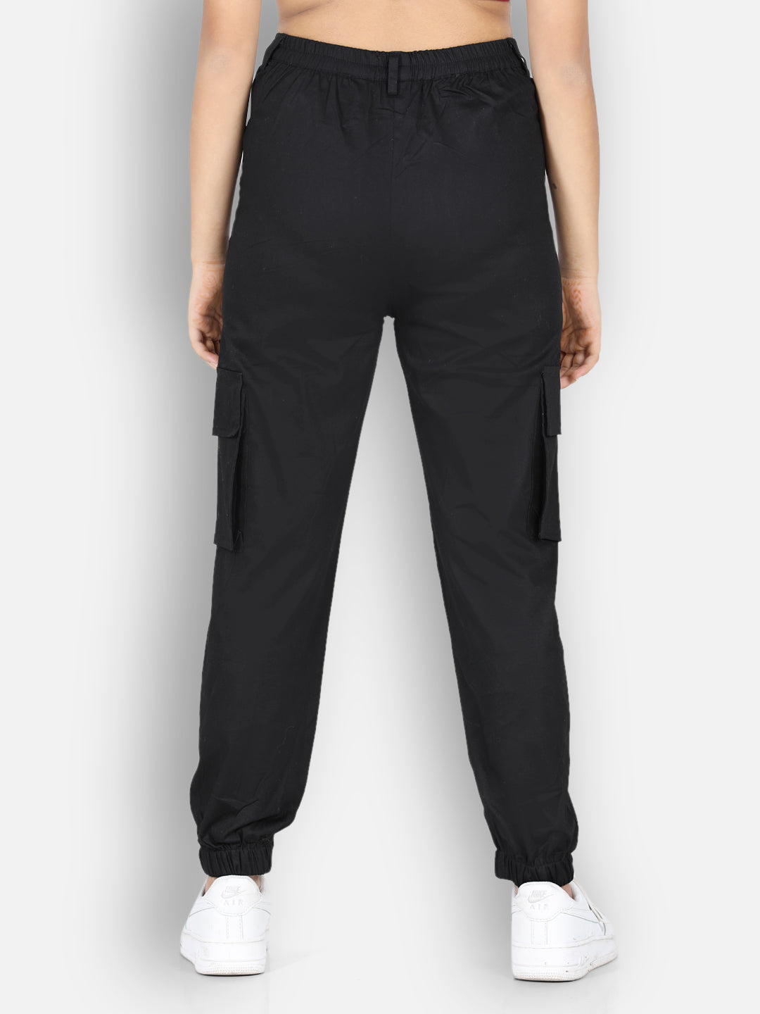 Cutiekins Solid Cargo Pant -Black
