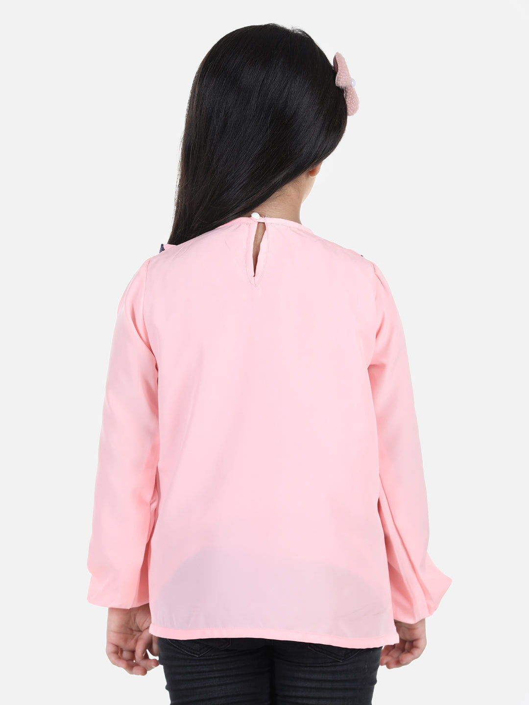 Cutiekins Girls Casual Polyester Raglan Top (Orange,)