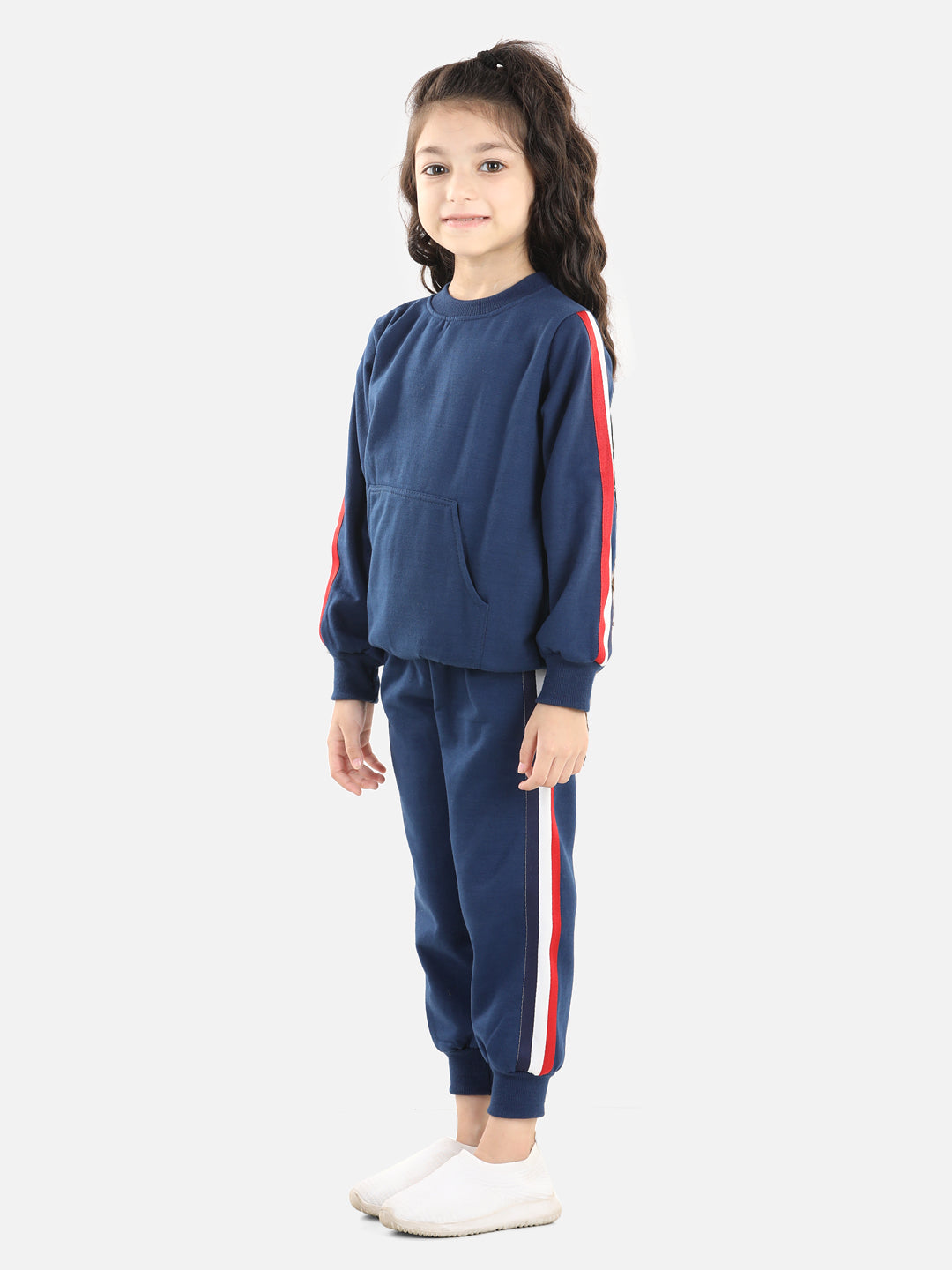 Cutiekins Girls Royal Blue Sweatshirt With Trackpant