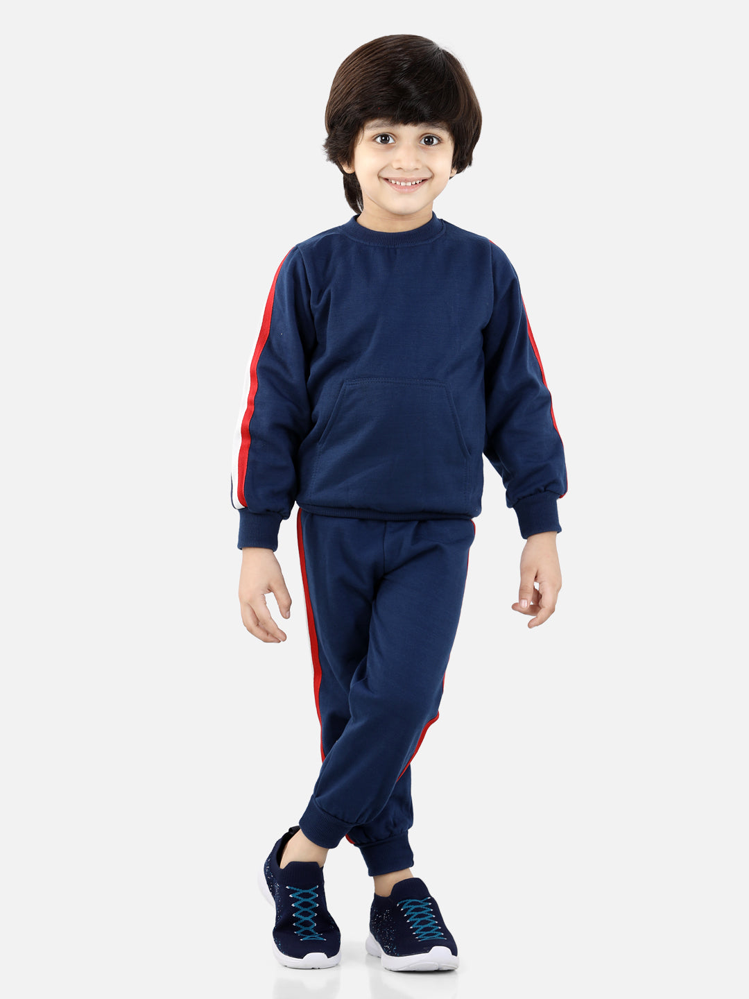 Cutiekins Boys Royal Blue Sweatshirt With Trackpant
