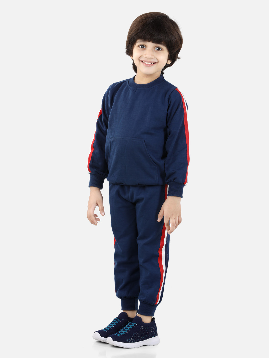 Cutiekins Boys Royal Blue Sweatshirt With Trackpant