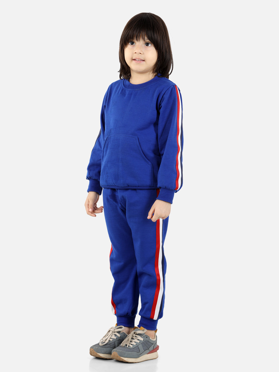 Cutiekins Boys Indigo Blue Sweatshirt With Trackpant
