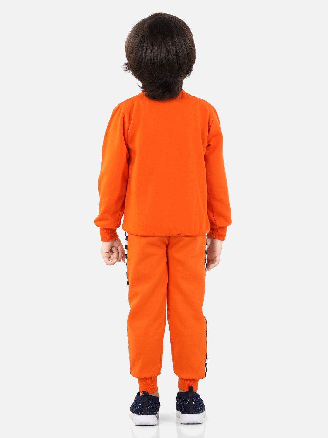 Cutiekins Boys Orange Sweatshirt With Trackpant