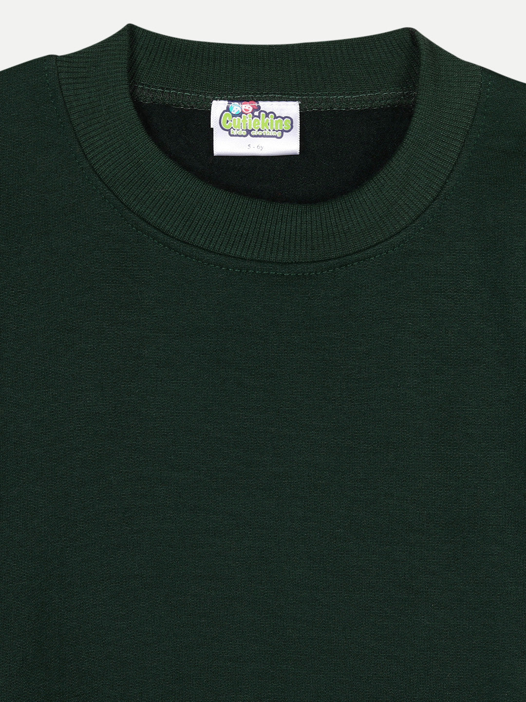 Cutiekins Pack of 2 Sweatshirt-Bottle Green & Red