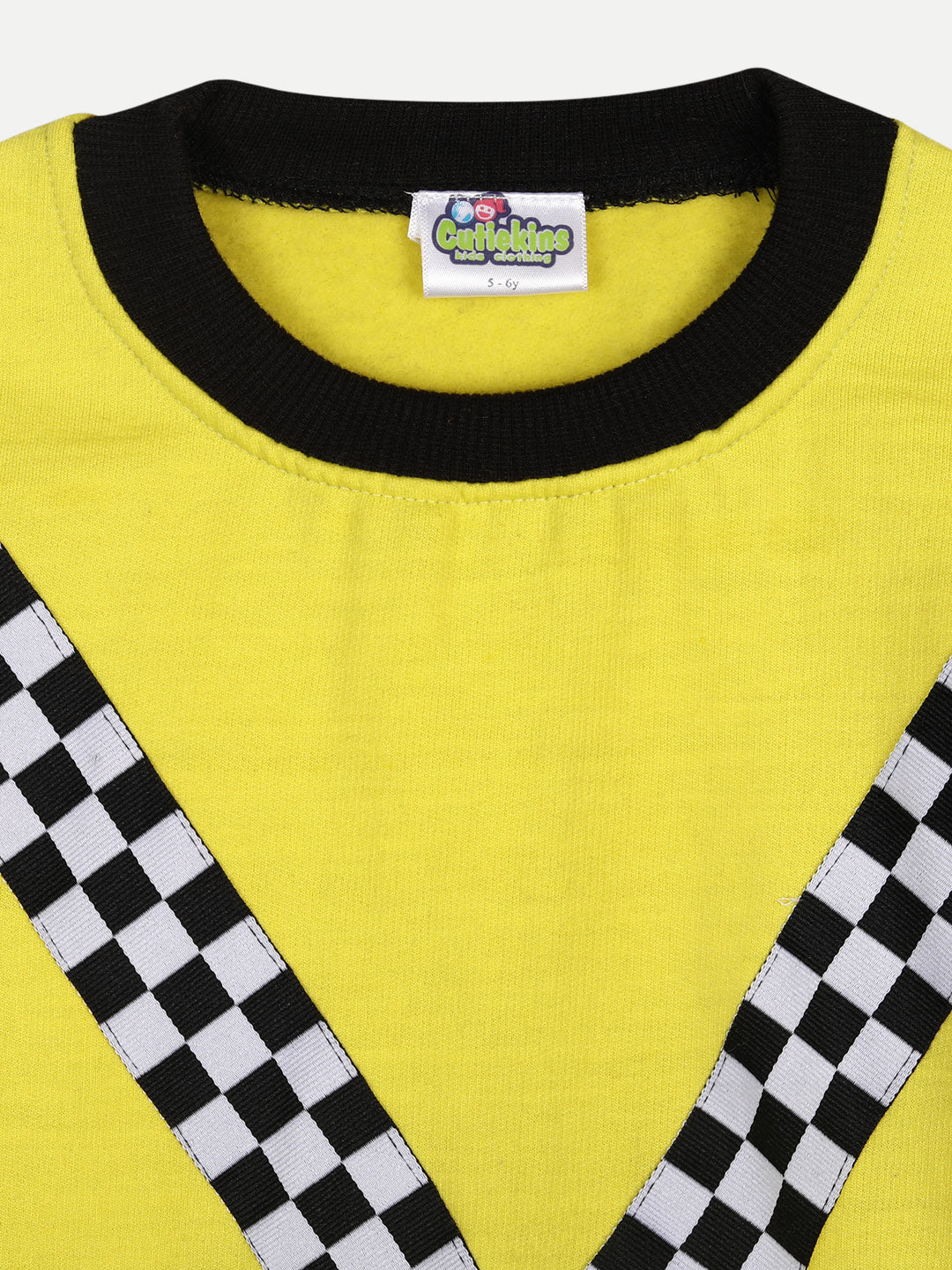 Cutiekins Pack of 2 Sweatshirt-Bottle Green & Yellow