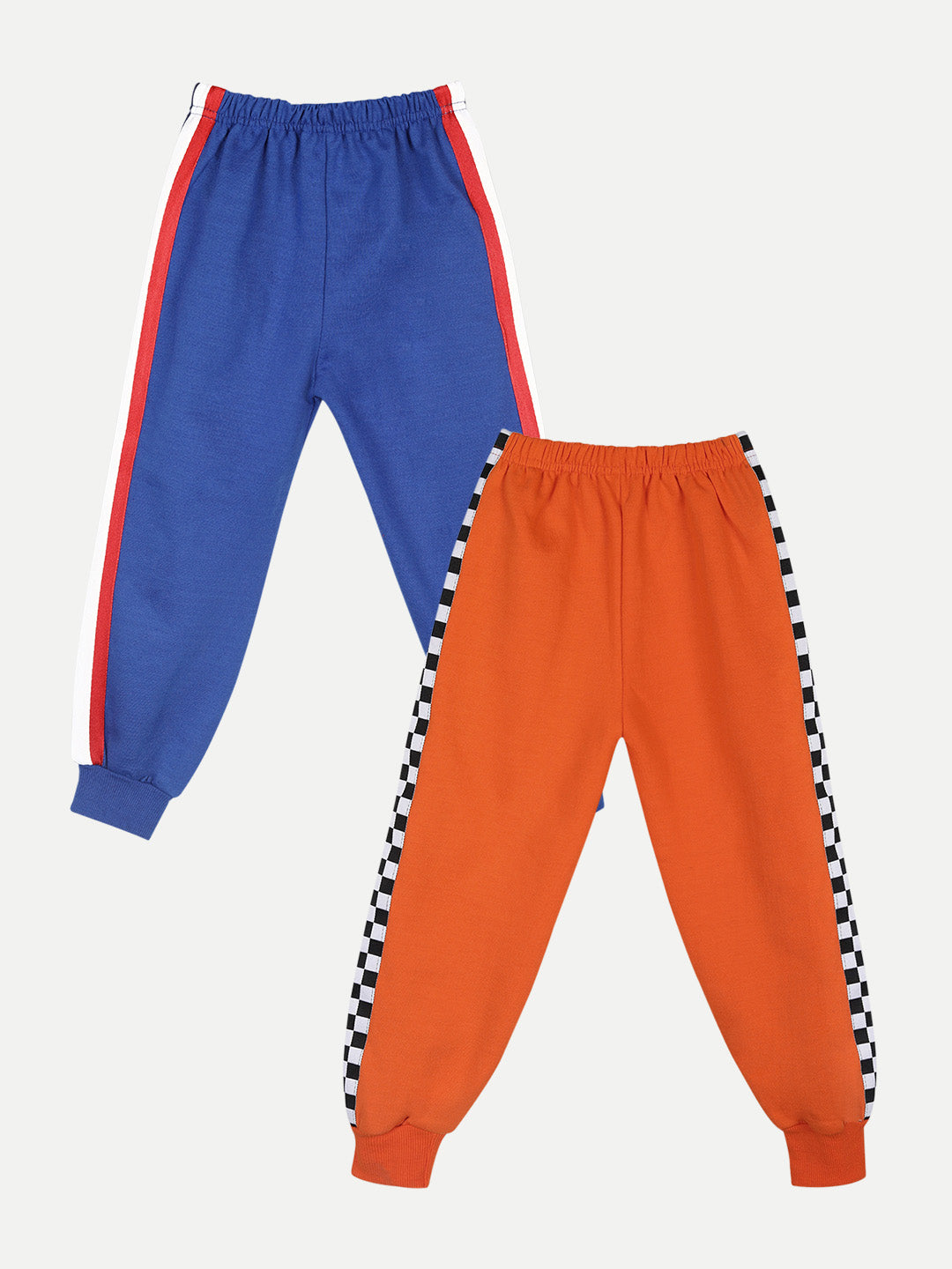 Cutiekins Pack of 2 Track Pant -Royal Blue & Orange