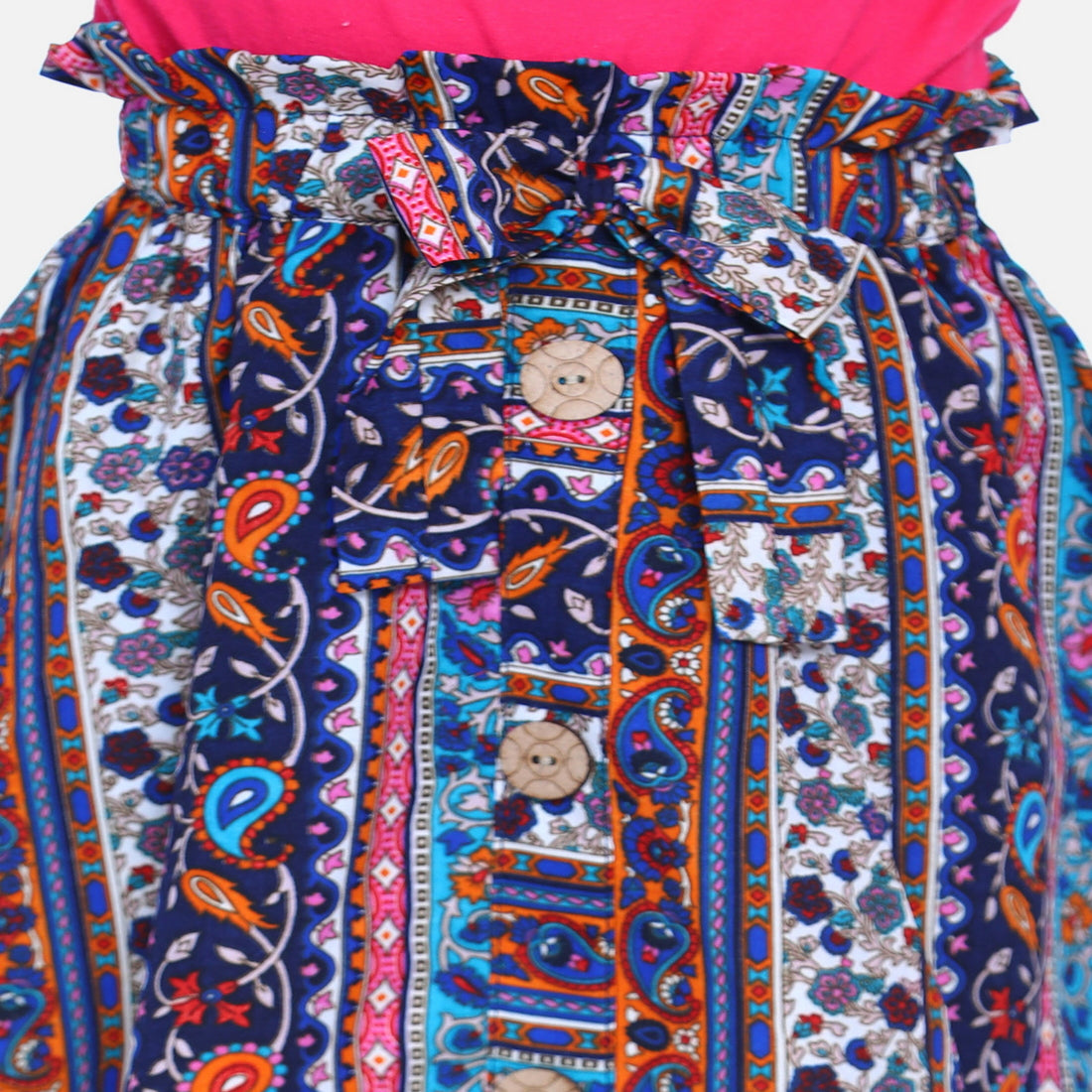 Cutiekins Girls Printed Regular Multicolor Skirt