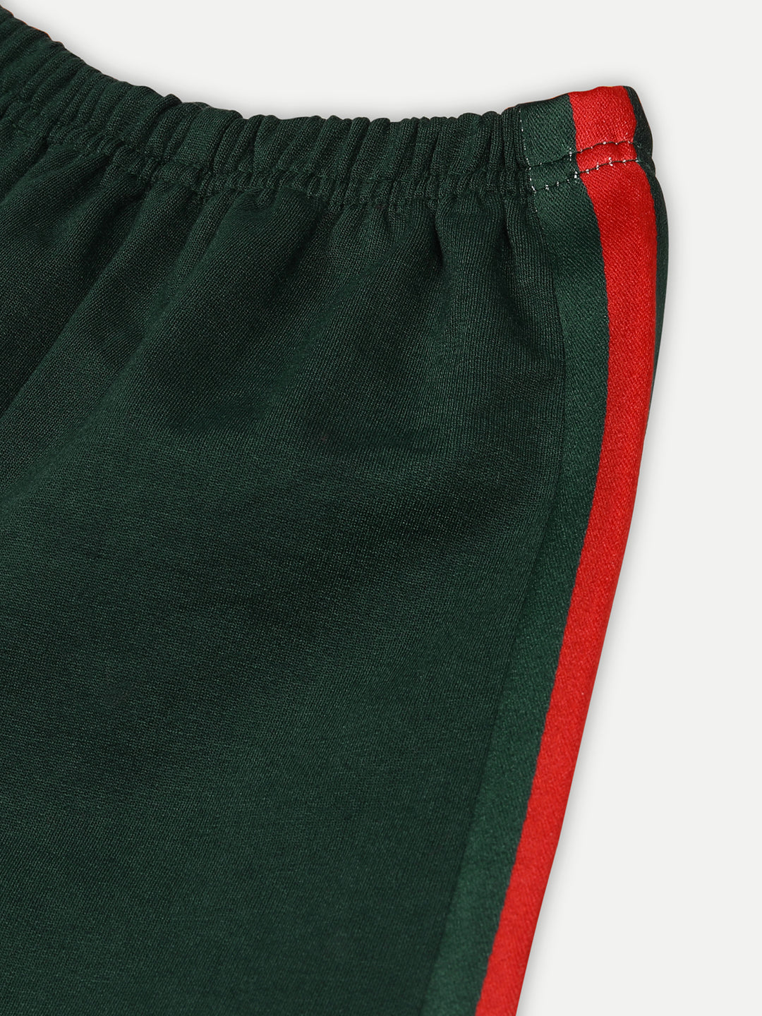 Cutiekins Girls Bottlegreen Sweatshirt With Trackpant