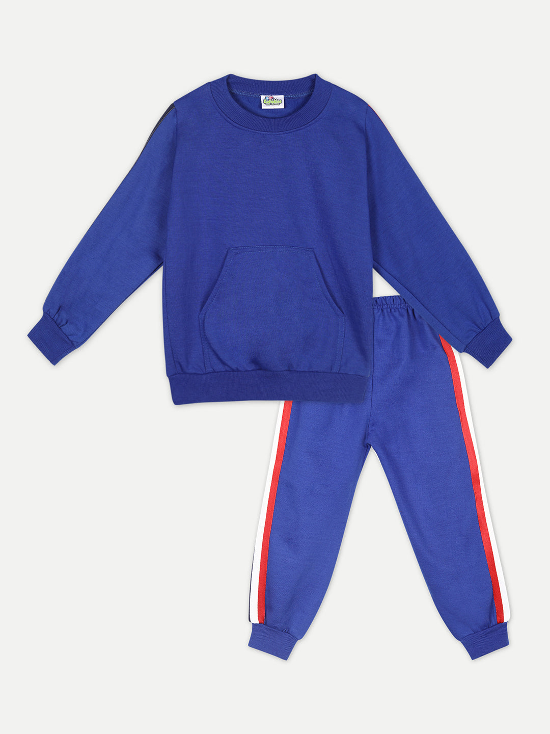 Cutiekins Girls Indigo Blue Sweatshirt With Trackpant