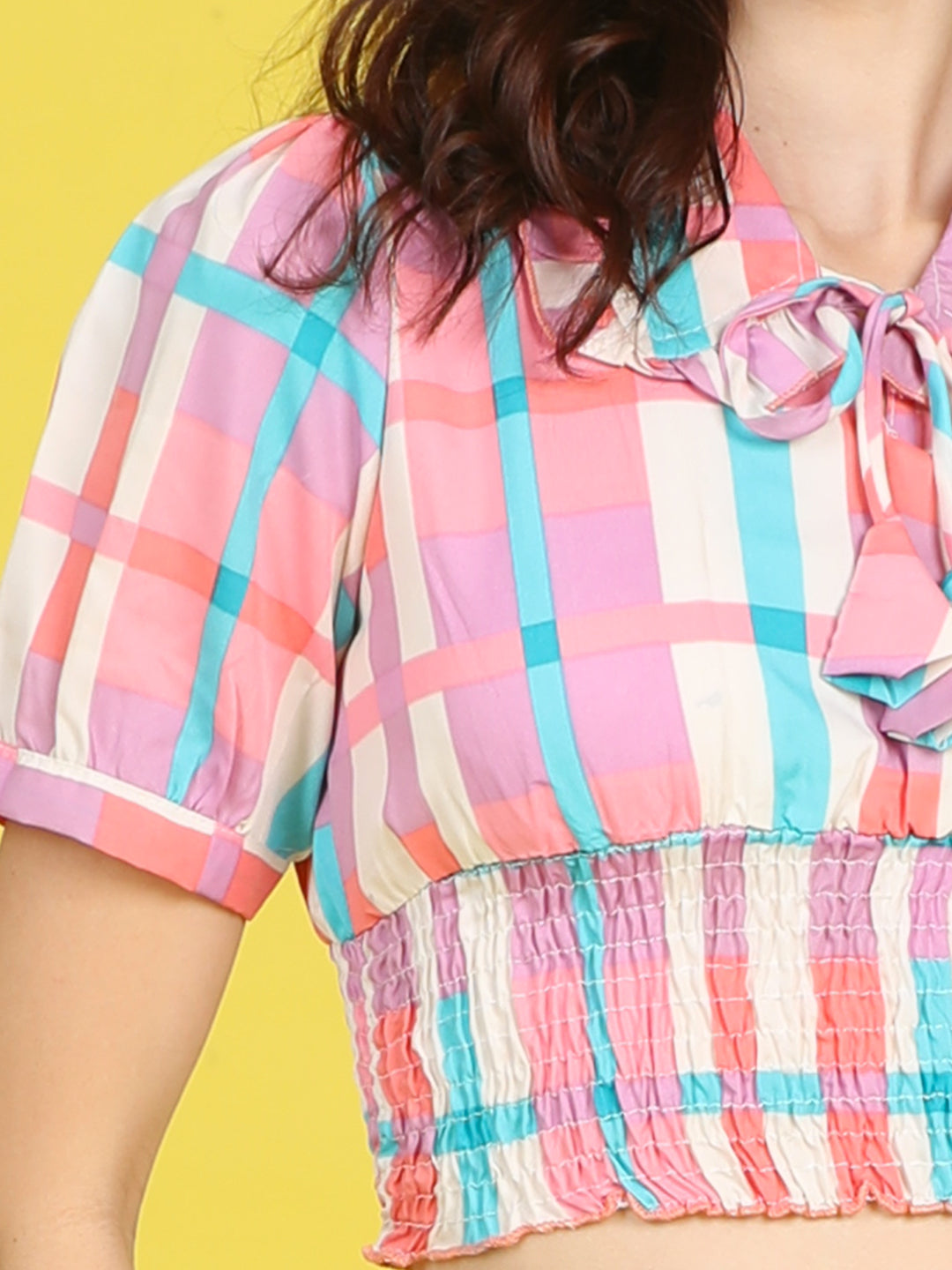 Cutiekins Girls Trendy Bold Style Printed Top -Pink & Multi