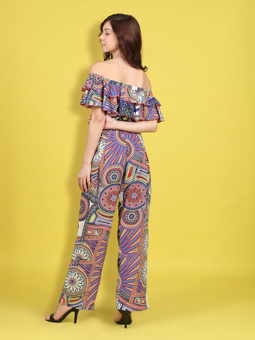 Cutiekins Stylish & Trendy Printed Jumpsuit for Kids -Blue & Multi