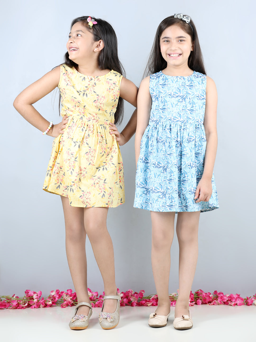 Cutiekins Pack Of 2 Dress-Multicolour