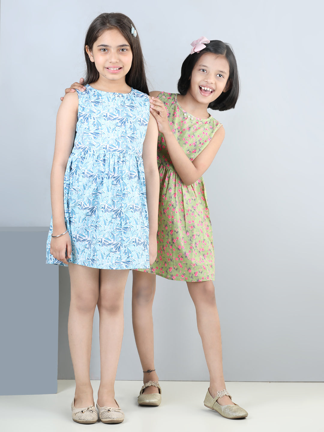 Cutiekins Pack Of 2 Dress-Multicolour