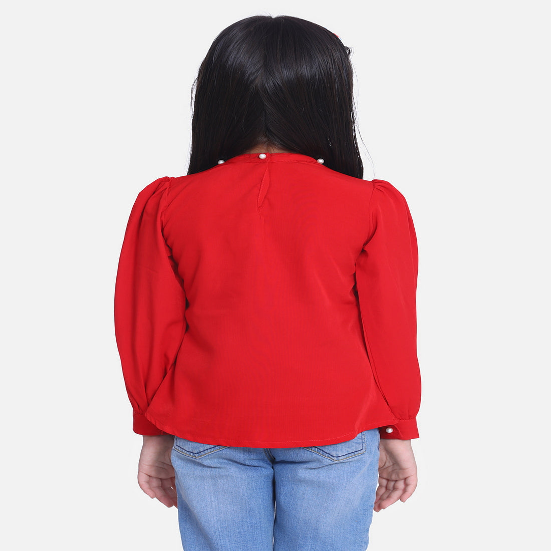 Cutiekins Solid Red Pearl Top