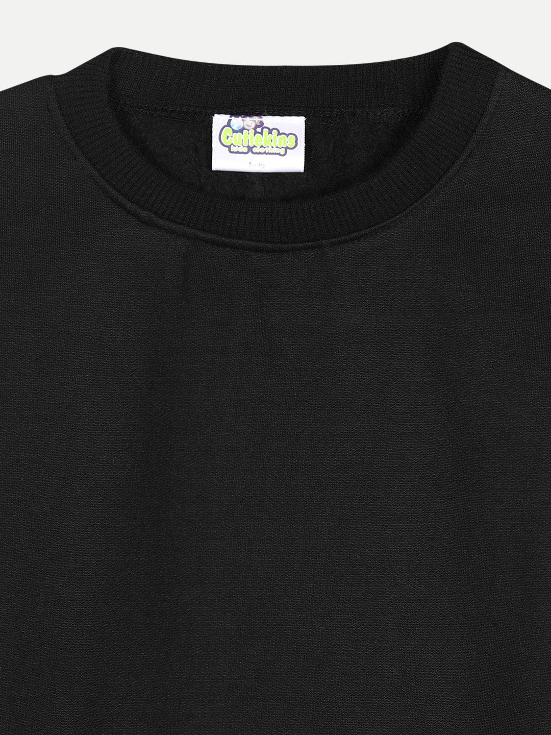 Cutiekins Pack of 2 Sweatshirt-Black & Orange