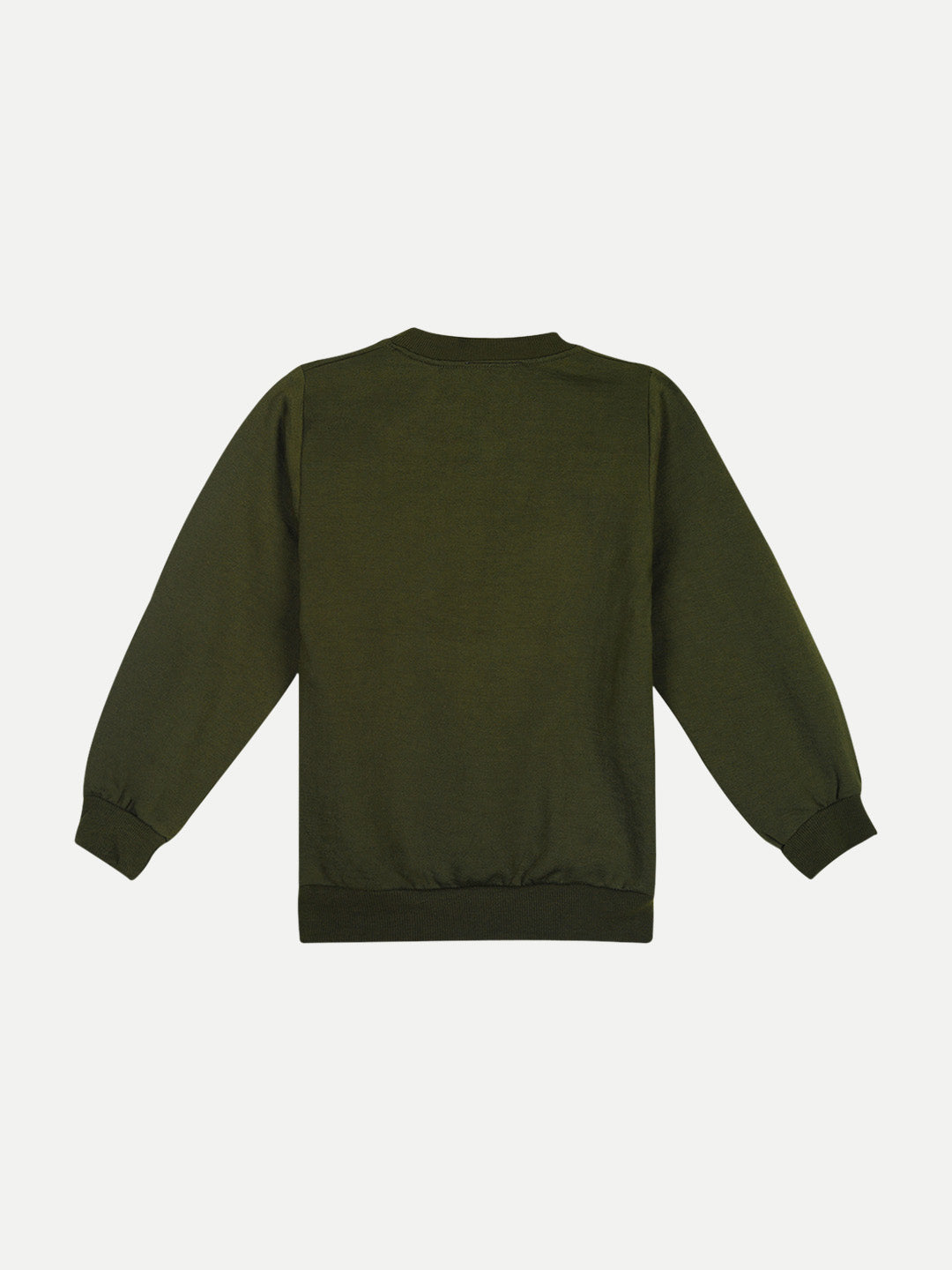 Cutiekins Pack of 2 Sweatshirt-Black & Mehndi Green