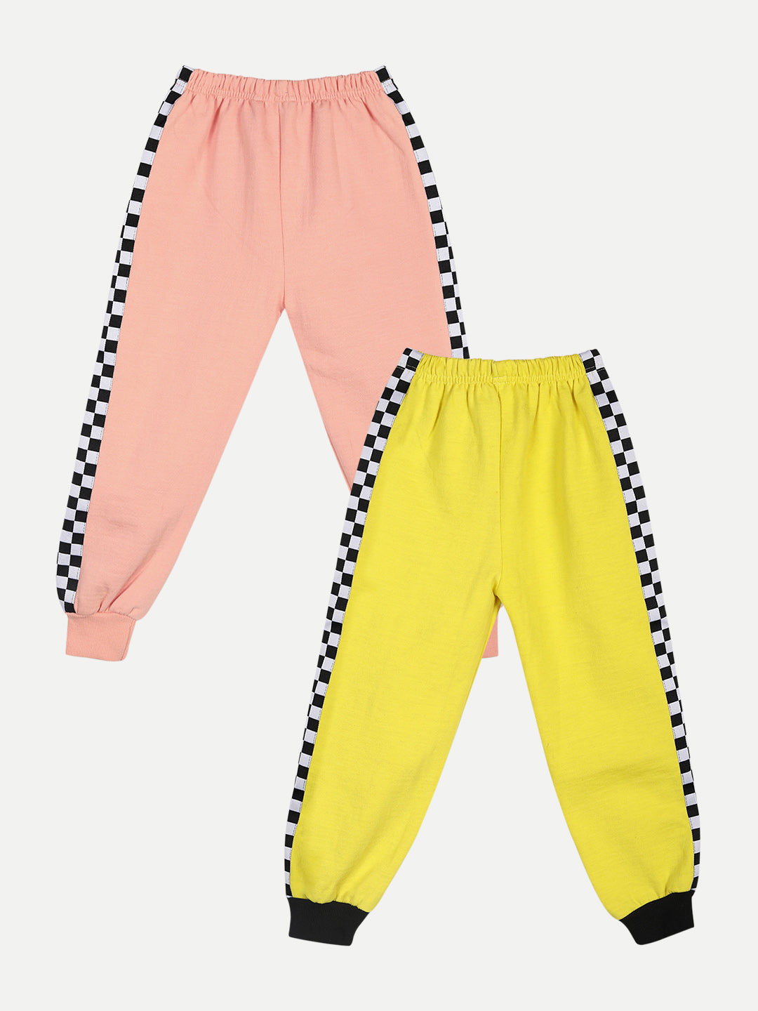 Cutiekins Pack Of 2 Tracksuit -Peach & Yellow