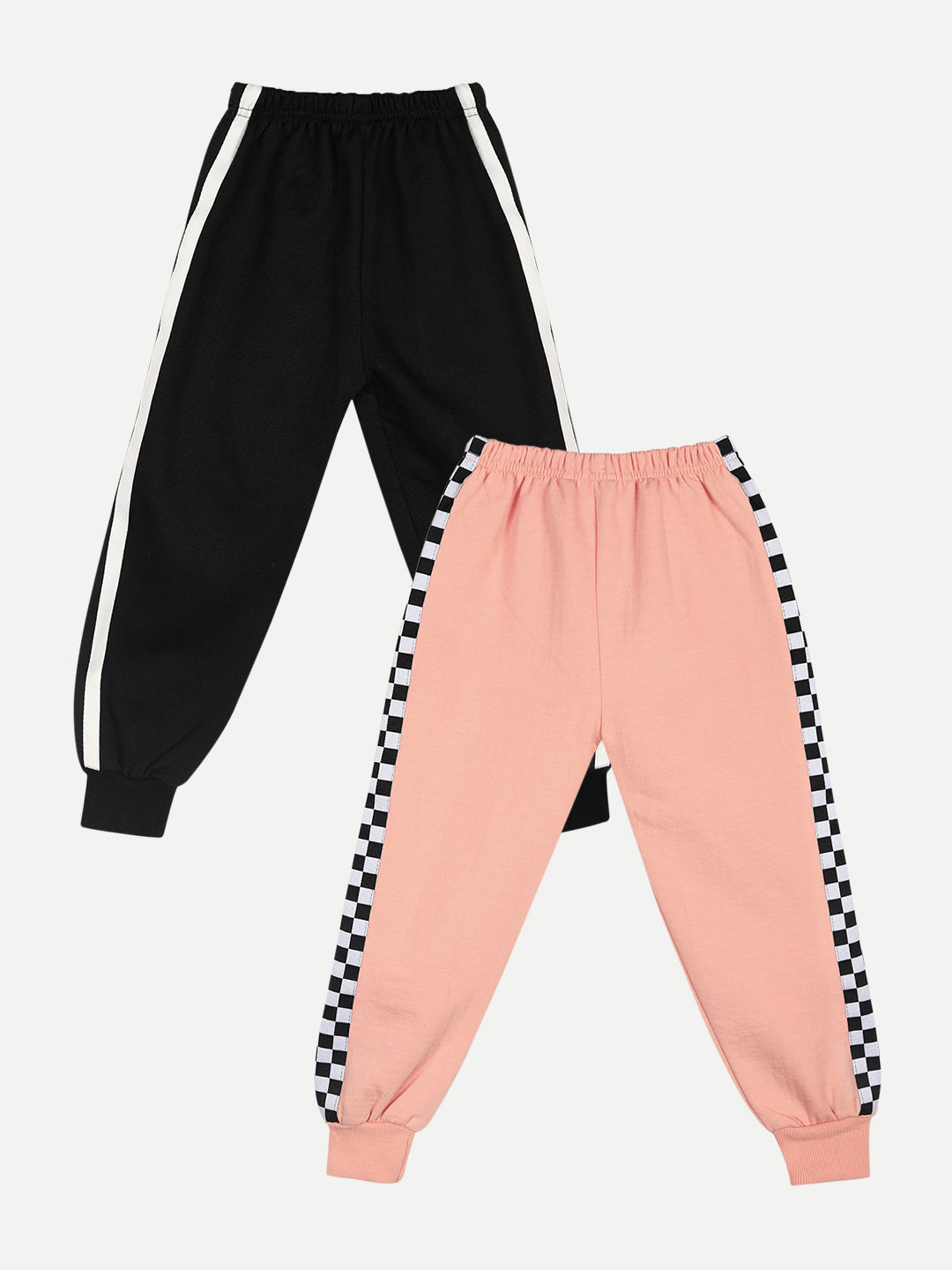 Cutiekins Pack of 2 Track Pant -Black & Peach