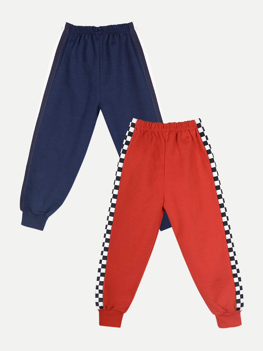 Cutiekins Pack of 2 Track Pant -Navy Blue & Red