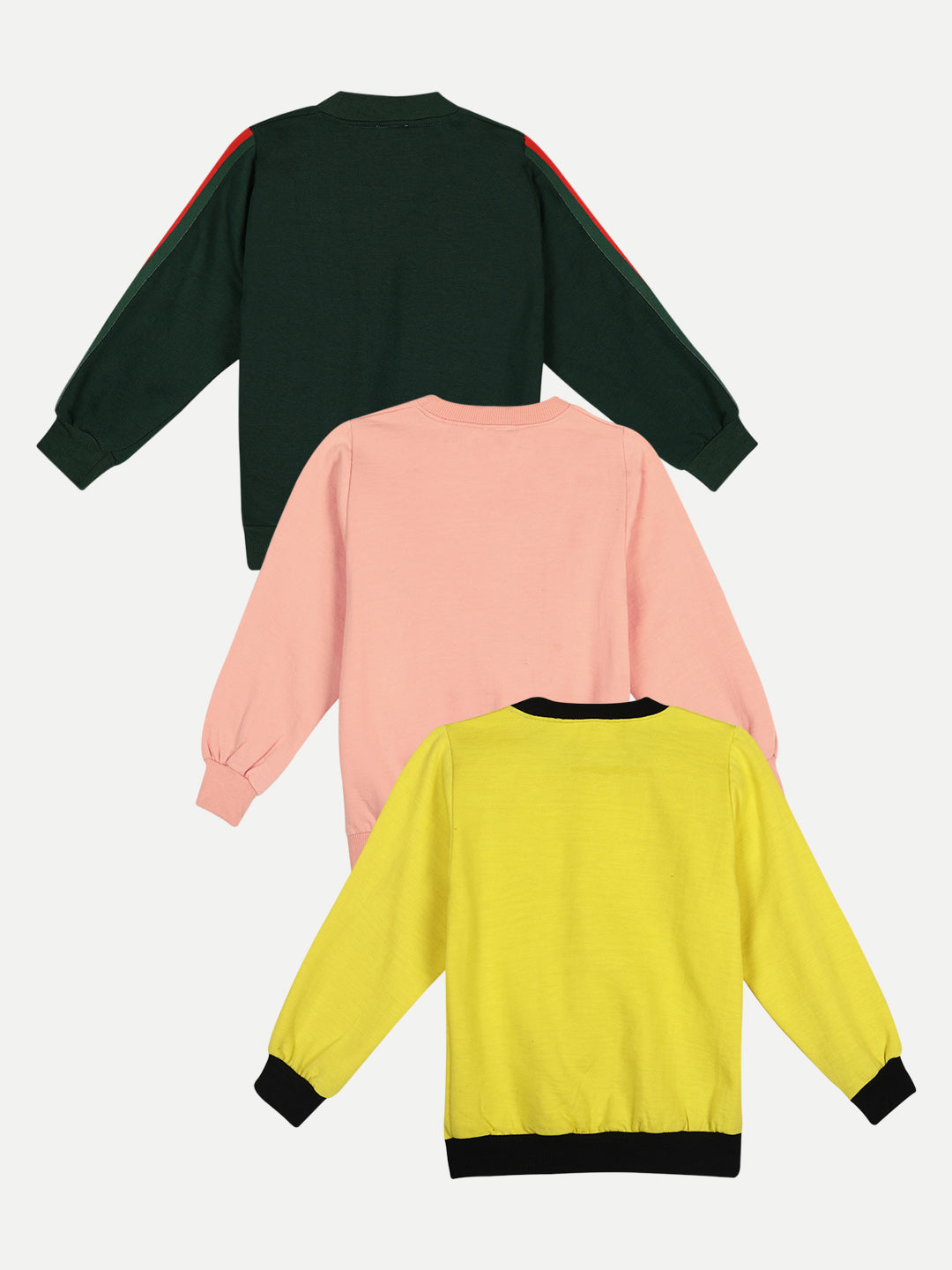 Cutiekins Pack of 3 Sweatshirt -Multicolour